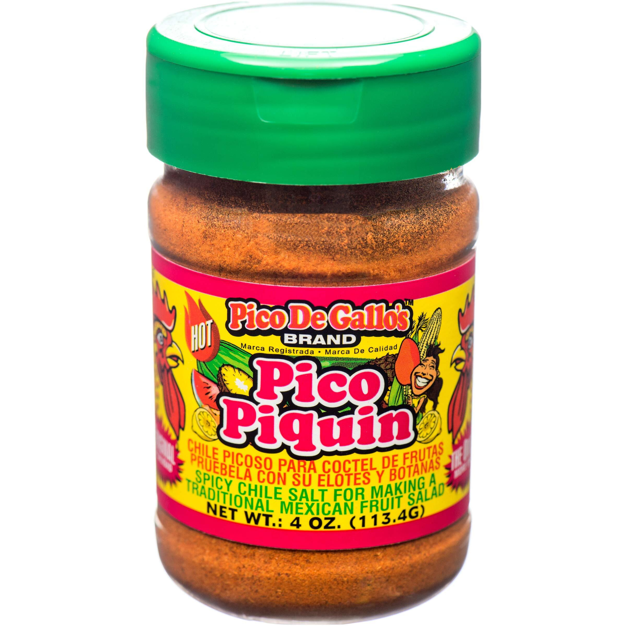 Pico De Gallo's Pico Piquin Hot Chile & Salt Seasoning (2 X 4 Oz. Shakers)