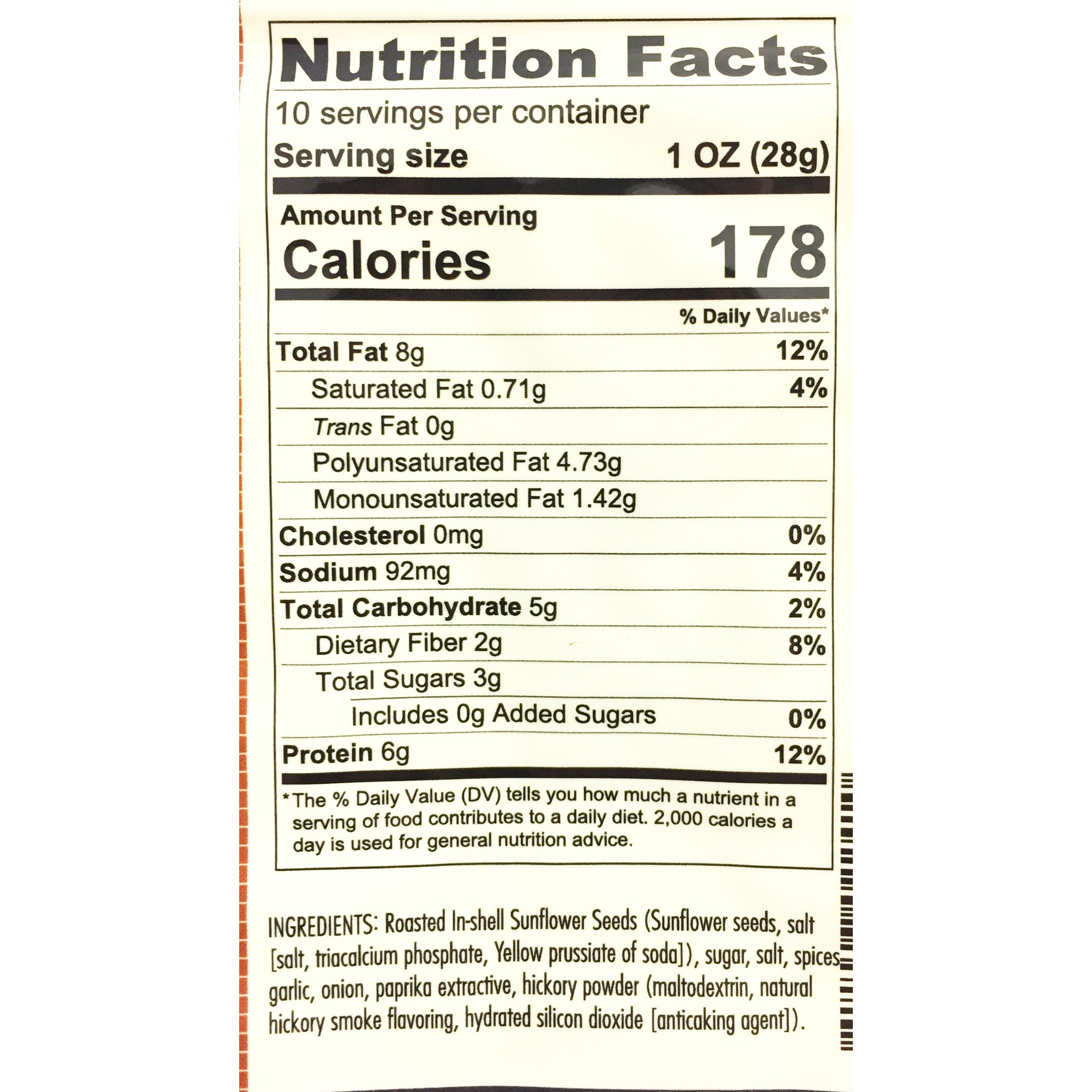 Bricktown Goods Bbq Pit Flavored Sunflower Seeds - Boldly Seasoned And Roasted In-Shell Sunflower Seeds - 8 Oz Total