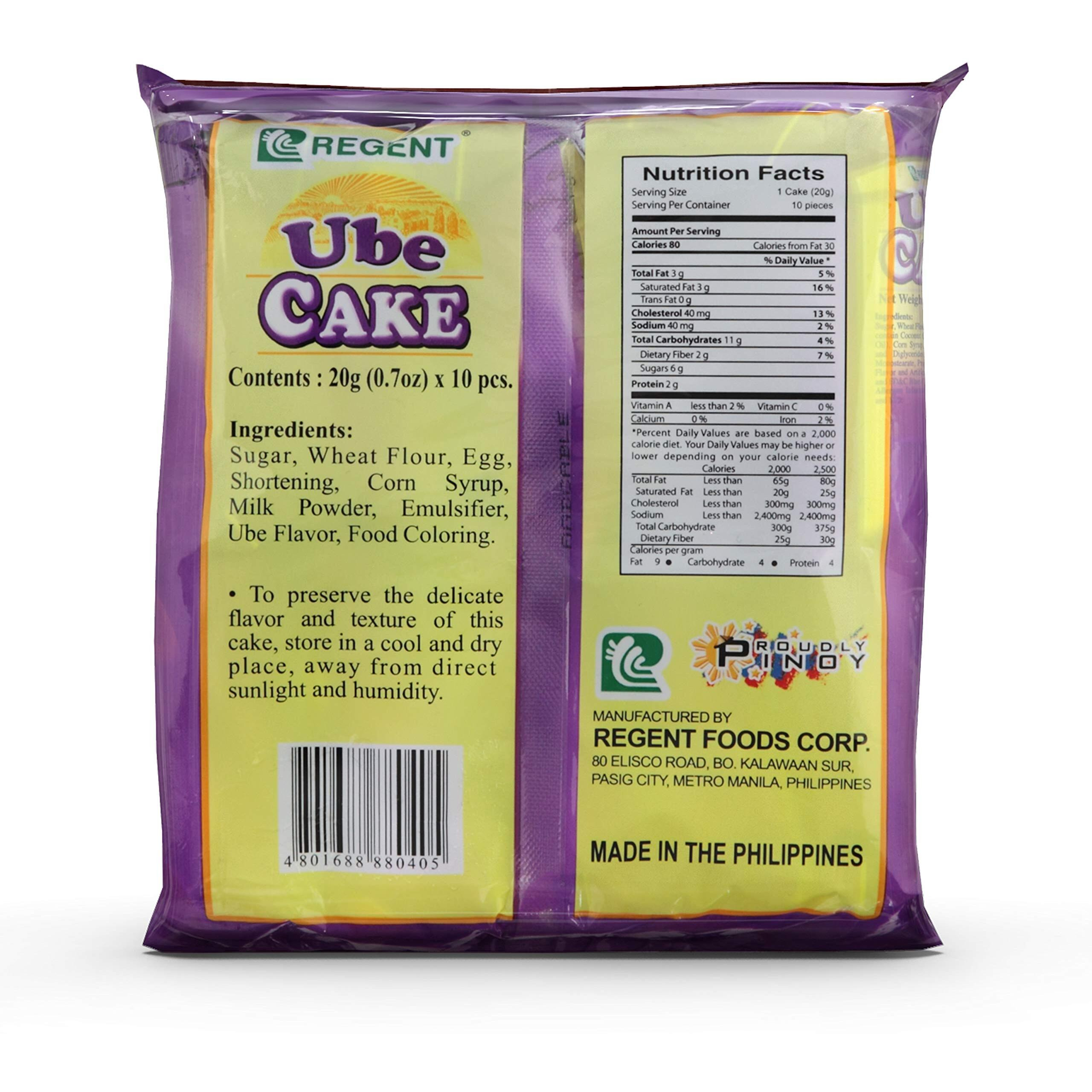 Regent Cakes Ube Net Wt 200G, 2 Pack