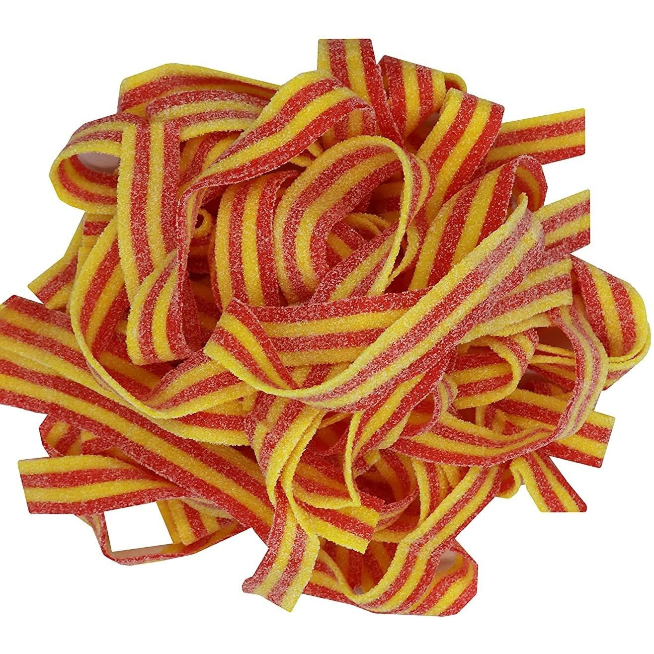 Sour Power Gummy Belts Candy (Sour Strawberry Banana, 2 Pound)