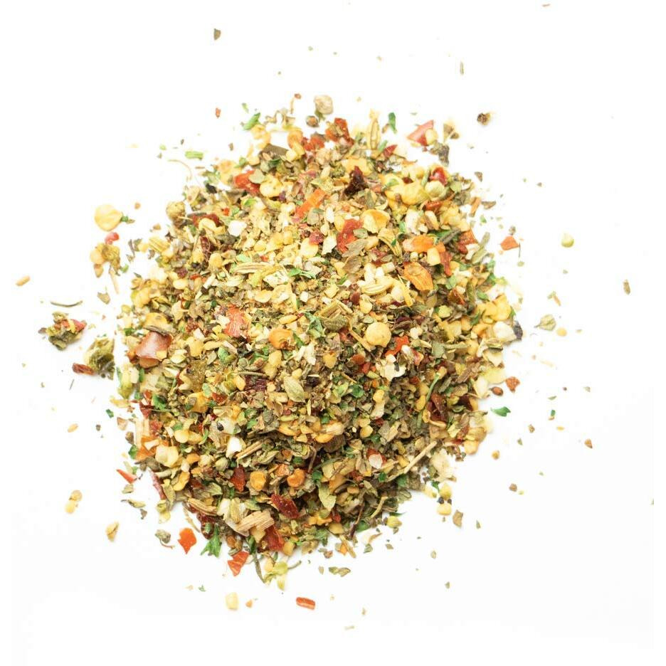 Spiceology - Pizza Pie Salt Free Seasoning - Use On French Fries, Pulled Pork, Chicken, Beef, Pizza, Bread, Chili, Mac N' Cheese - 13 Oz