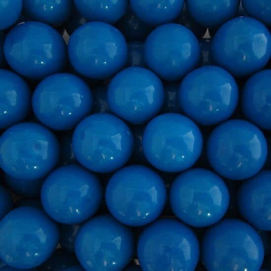 Bayside Candy 1"" Large Gumballs - Colored Gumball Collection - Gumball Machine - Shimmer And Solid Colors (Blue Gumballs 1"" Large, 2Lb)