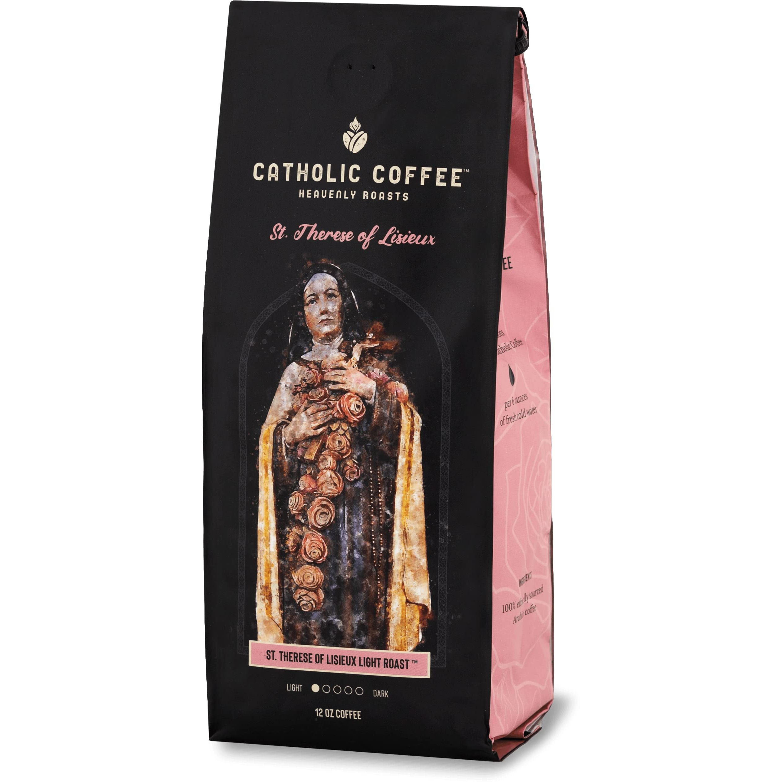 St. Therese Of Lisieux Light Roast Coffee (Ground) 12 Ounces