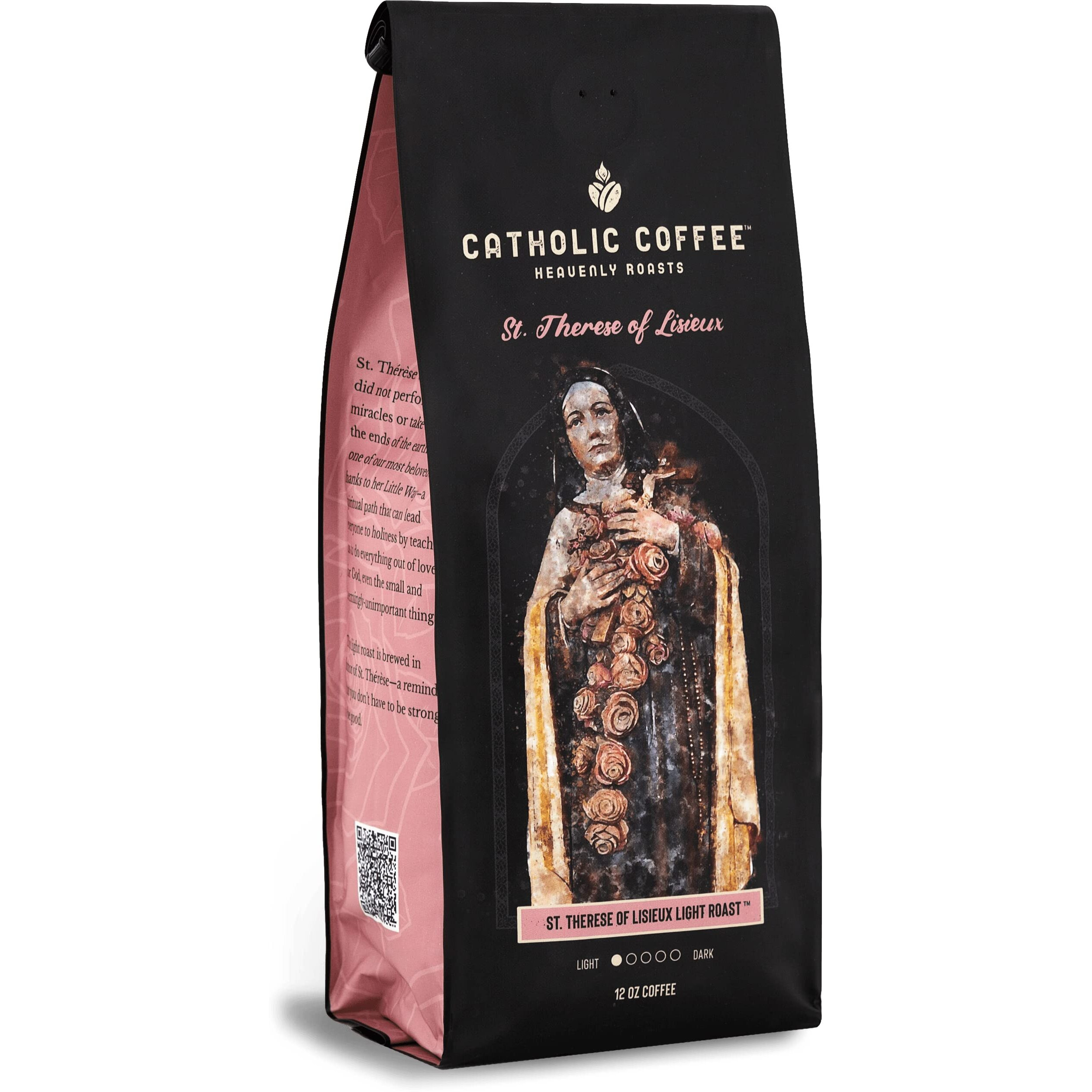 St. Therese Of Lisieux Light Roast Coffee (Ground) 12 Ounces
