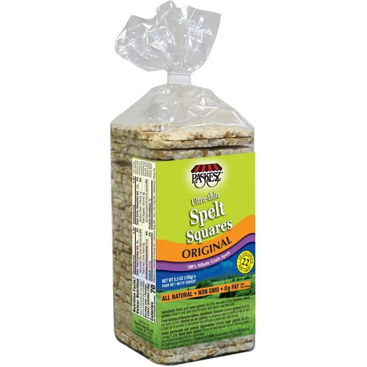 Only Kosher Candy Ultra Thin Whole Spelt Cakes Squares, (Pack Of 3)