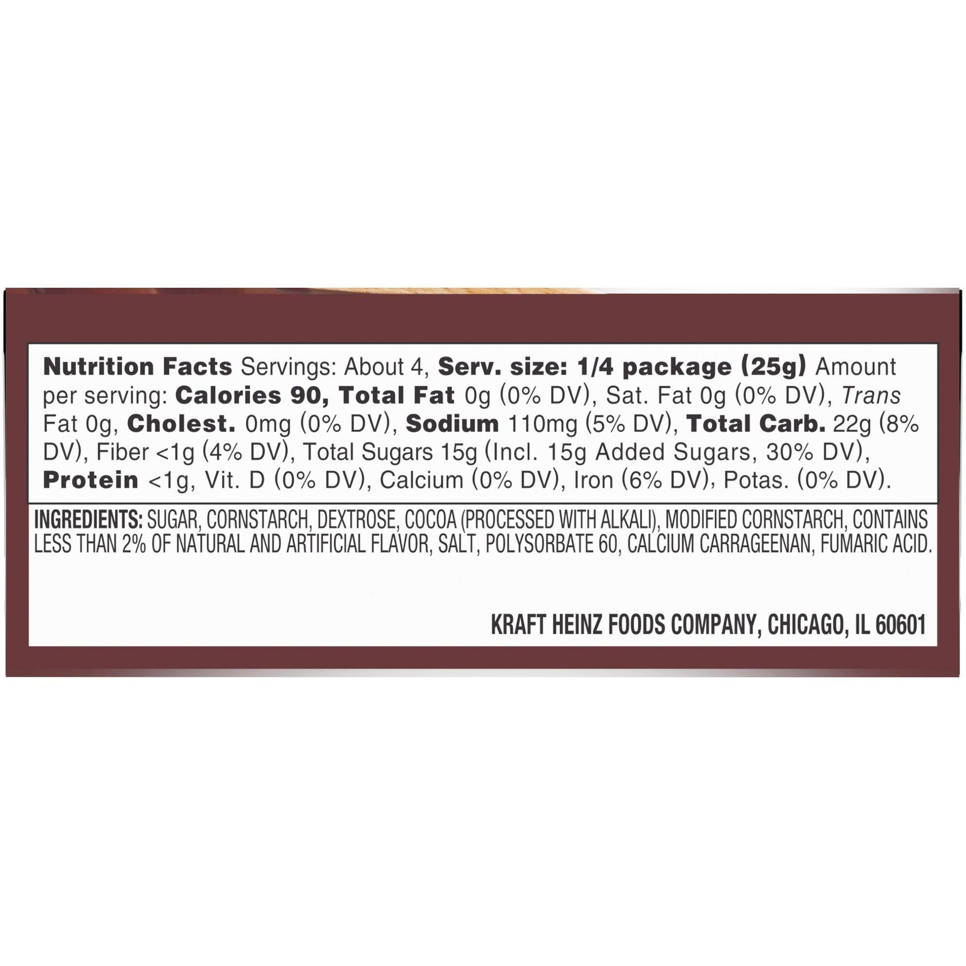 Jell-O Chocolate Cook & Serve Pudding & Pie Filling 3.4 Oz (96G) 4-Pack