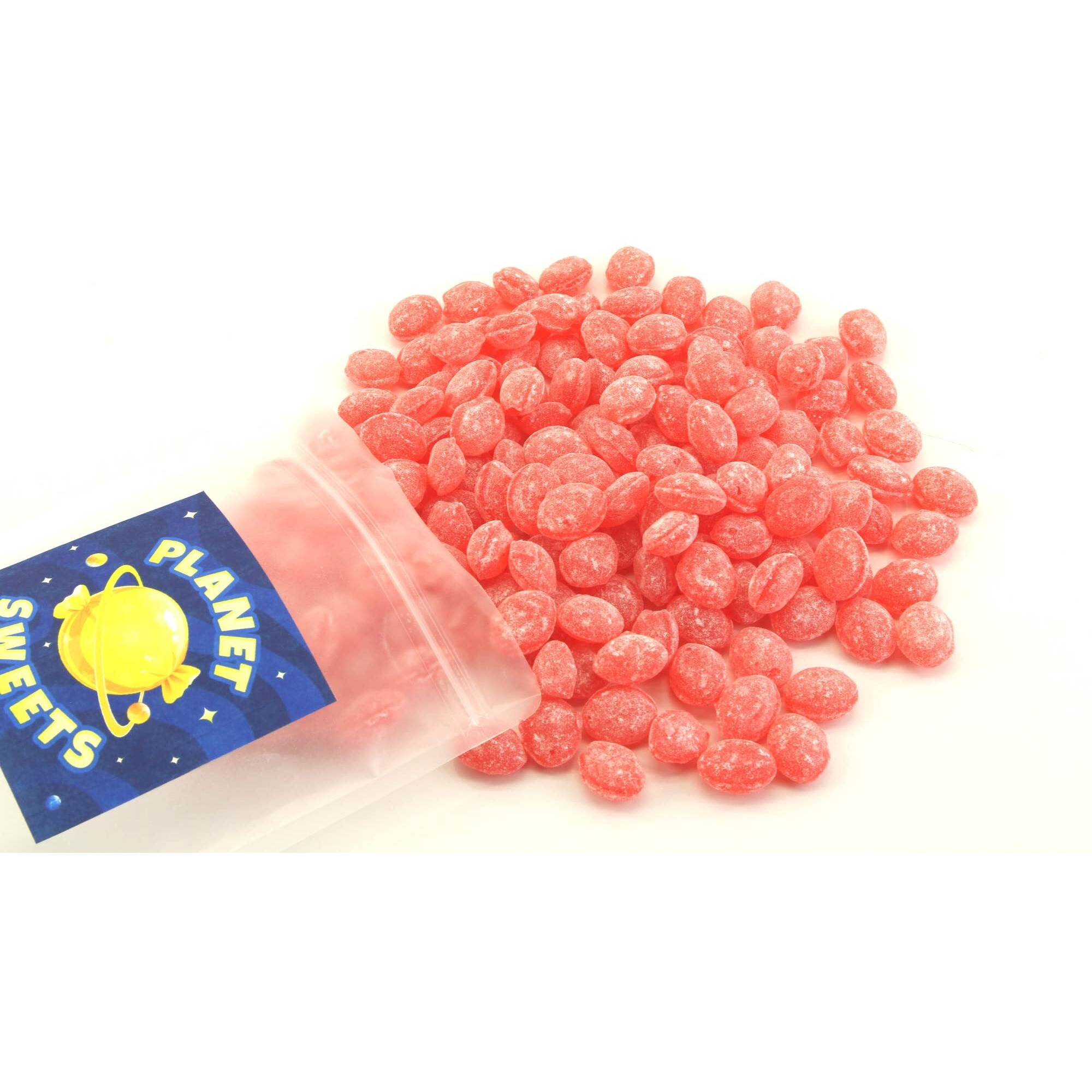 Planet Sweets Sanded Watermelon Hard Candy Drops - 1.5 Pounds - Old Fashioned Candies - Gluten Free