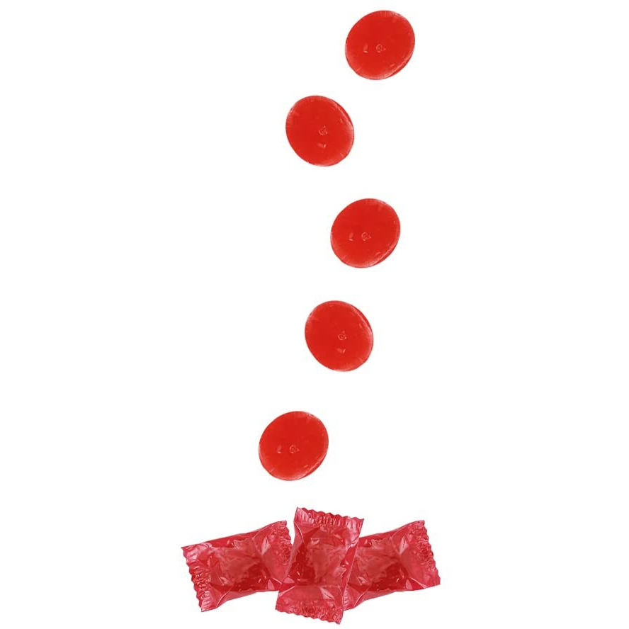 The Dreidel Company Cinnamon Discs Button, Hard Candy, Kosher, Individually Wrapped (75 Count,1 Pound)