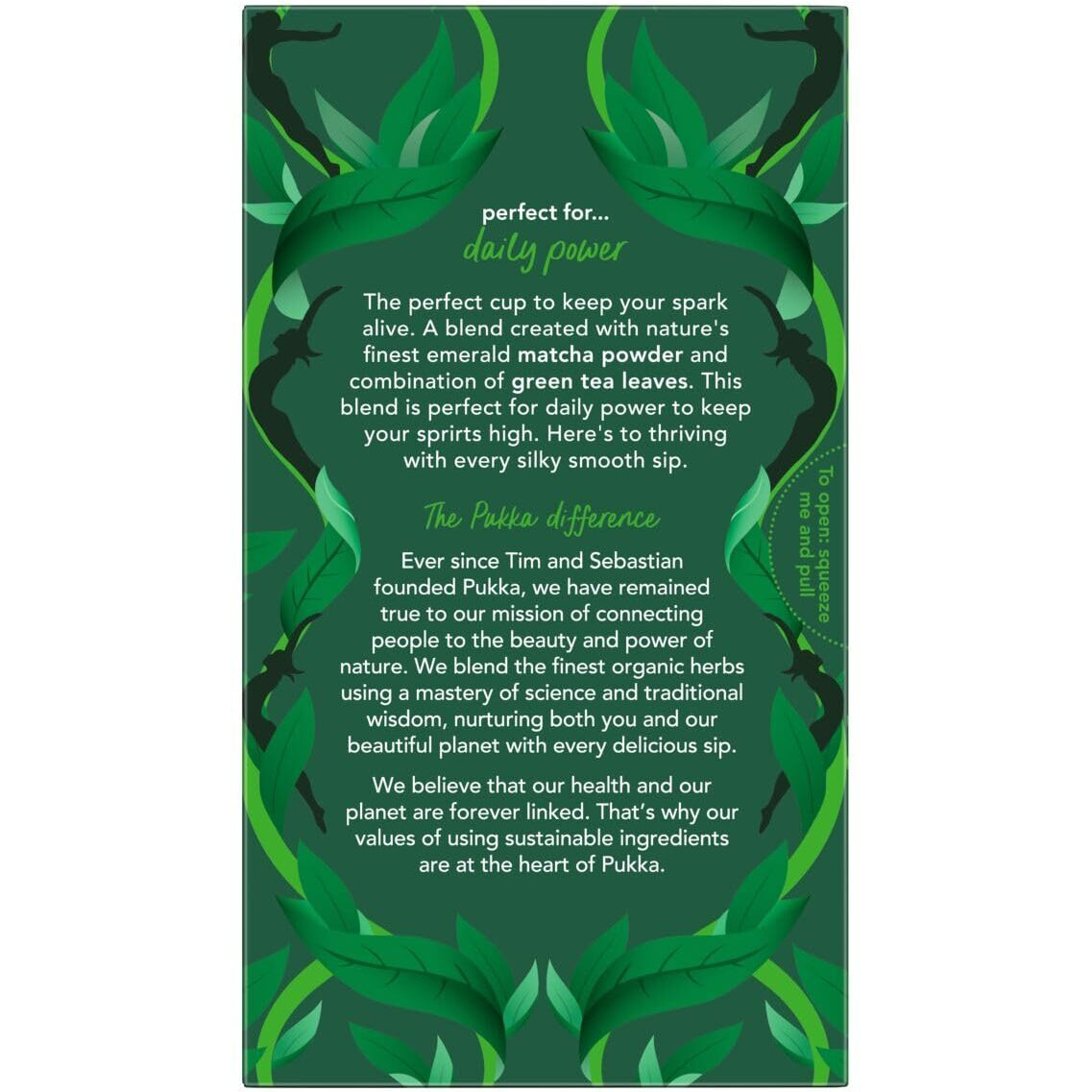 Pukka Herbs Supreme Matcha Green Organic Herbal Tea, Energizing Infusion Organic Tea Selection, With Matcha Powder, Ideal For Daily Vitality, 80 Total Tea Bags (20Ct - Pack Of 4)