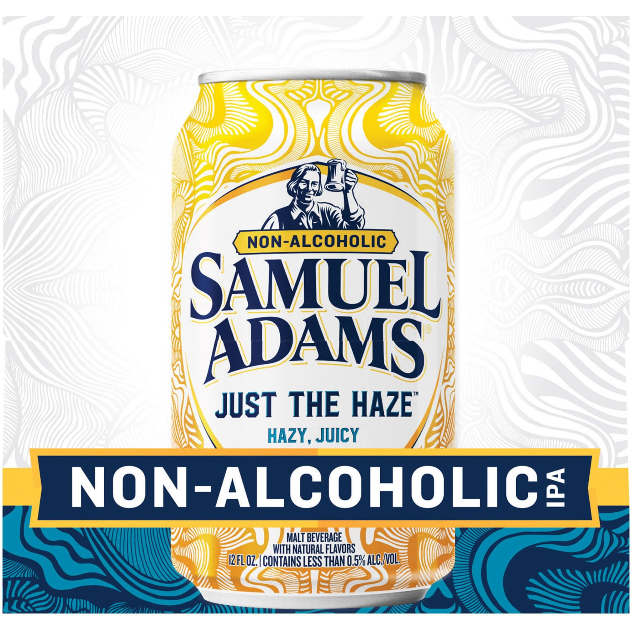Samuel Adams Non-Alcoholic Just The Haze 6Pk Cans, 12 Fz