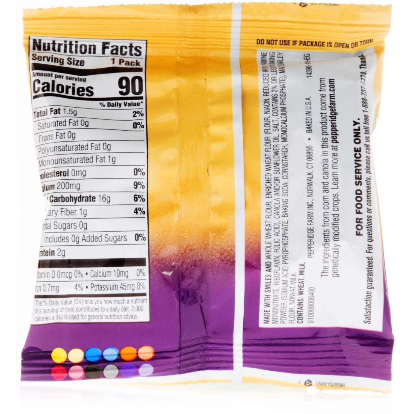 Pepperidge Farm Goldfish Whole Grain Snack Crackers, Pretzel, 0.75 Oz, Pack Of 300