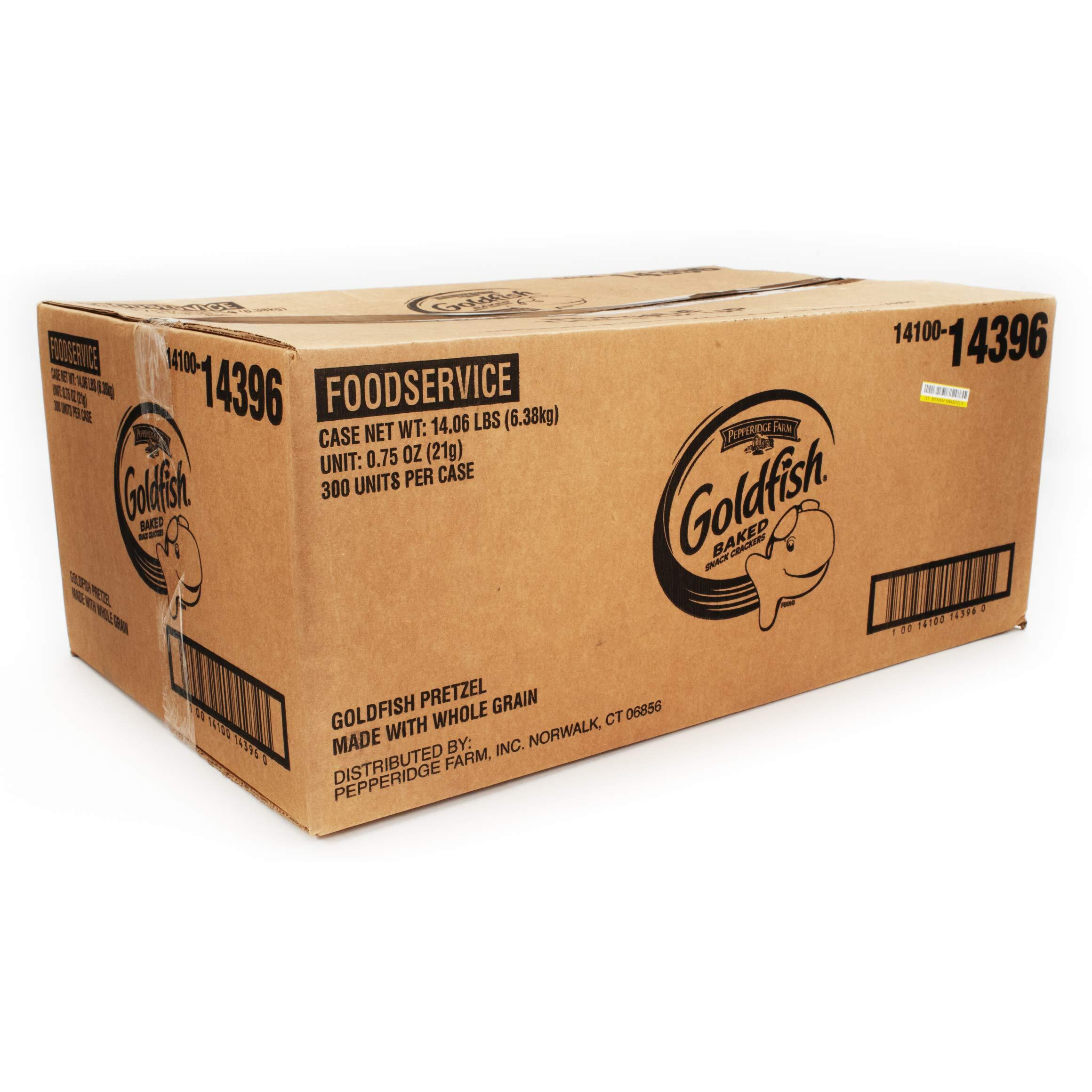 Pepperidge Farm Goldfish Whole Grain Snack Crackers, Pretzel, 0.75 Oz, Pack Of 300