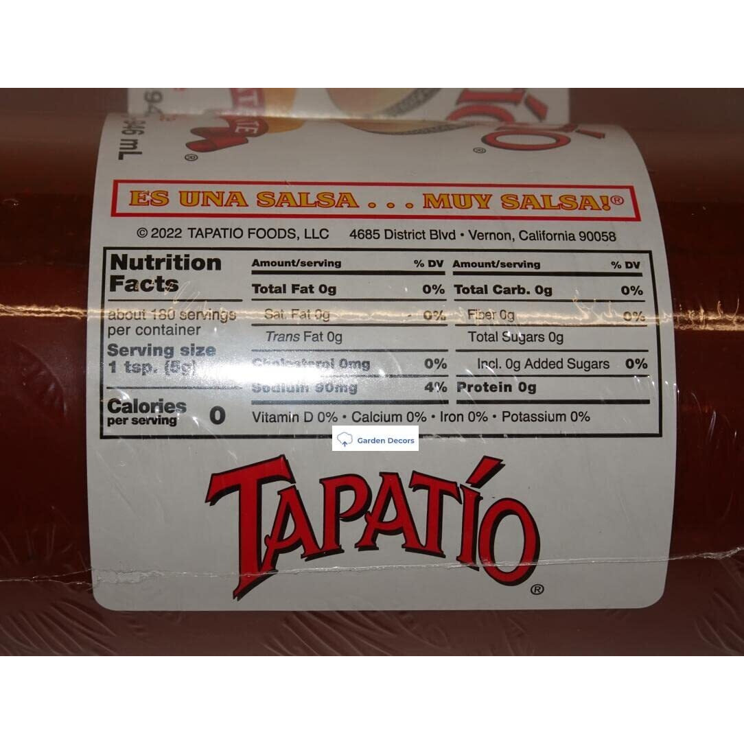 Tapatio Salsa Picante Hot Sauce 32Fl Oz 946Ml (Two Bottles)
