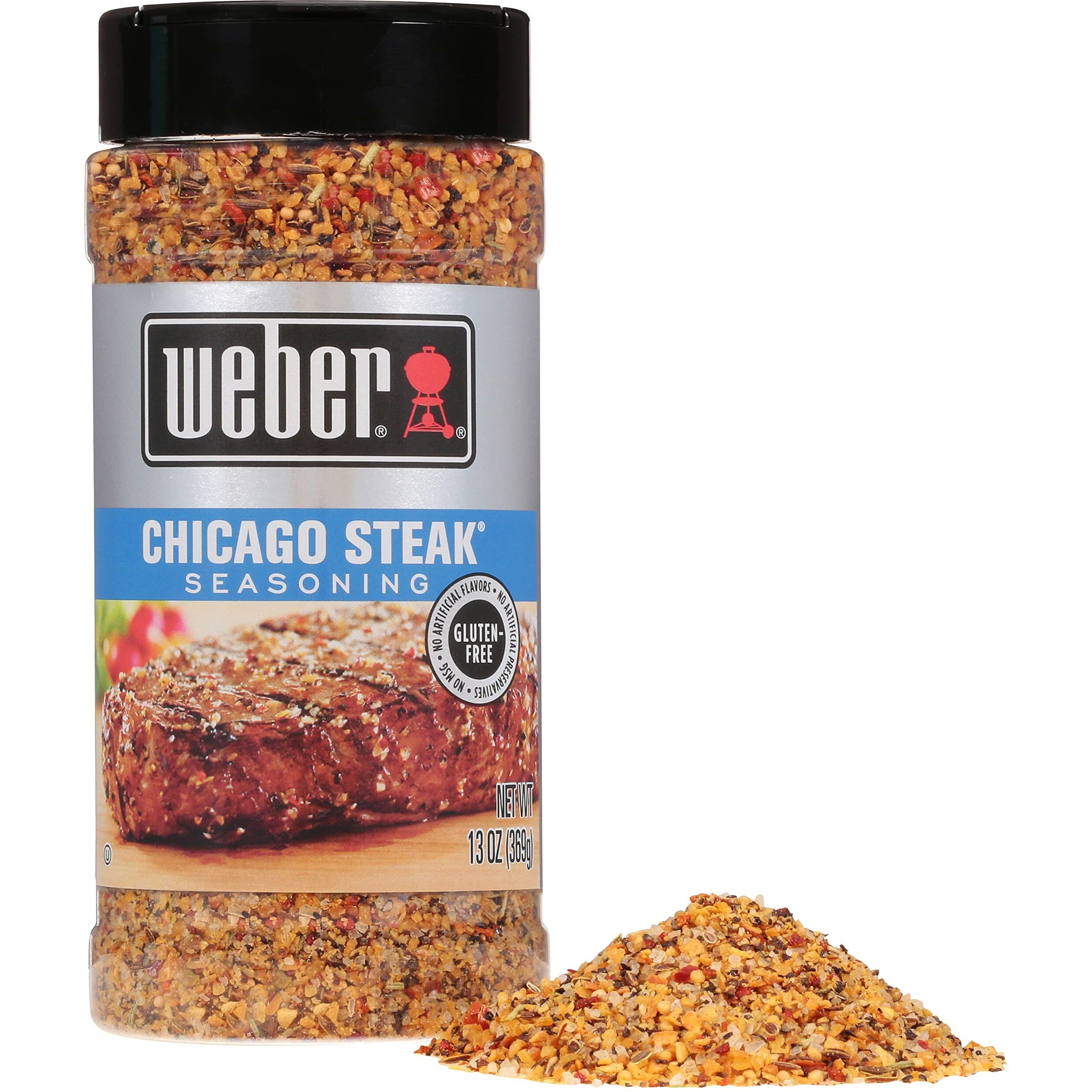 Weber Chicago Steak Seasoning, 13 Ounce Shaker
