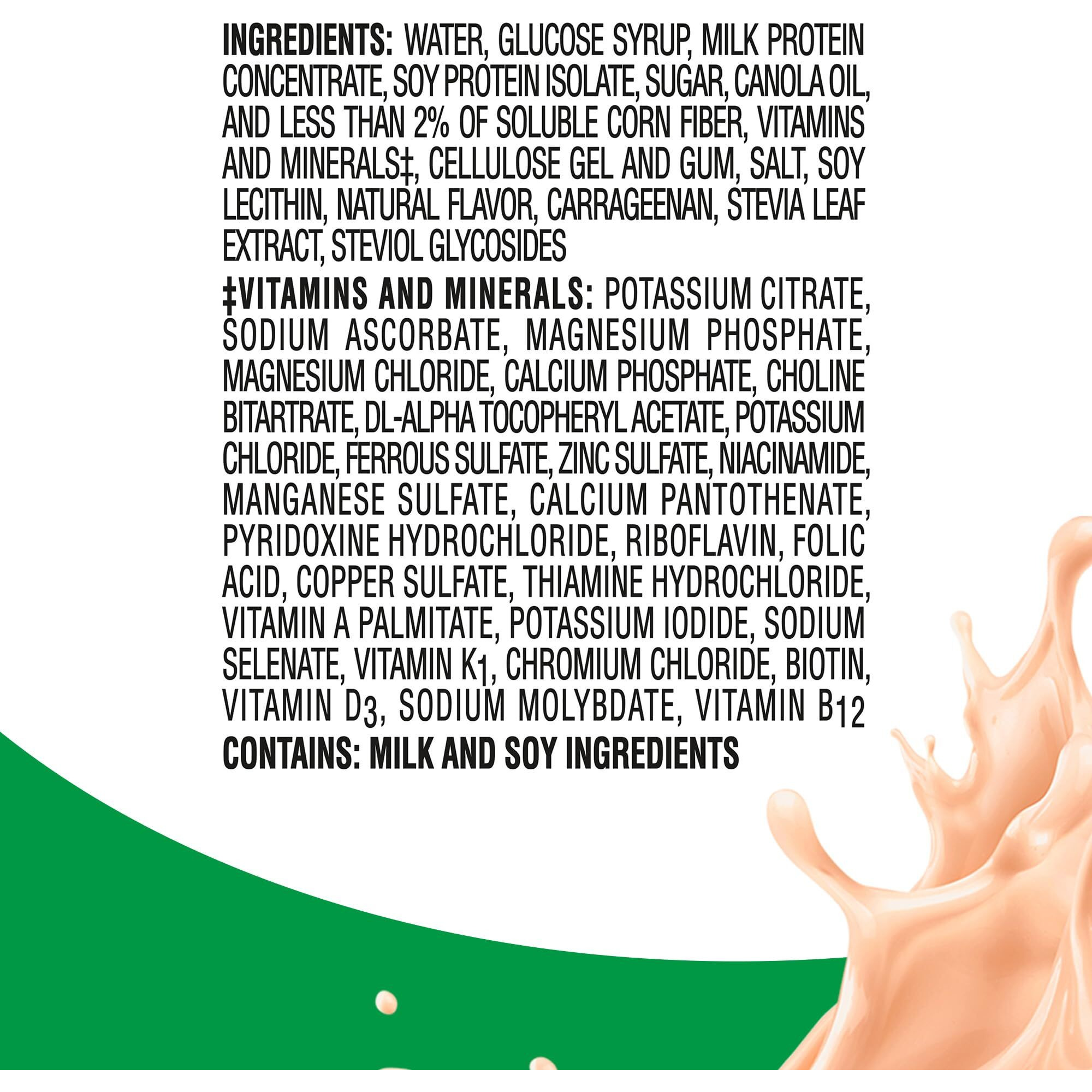 Boost High Protein With Fiber Complete Nutritional Drink, Very Vanilla, 8 Fl Oz Bottle, 24 Pack