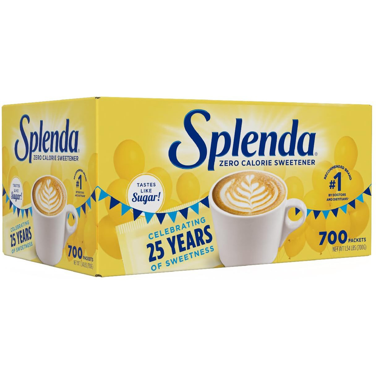 Splenda Zero Calorie Sweetener, 700 Count Packets
