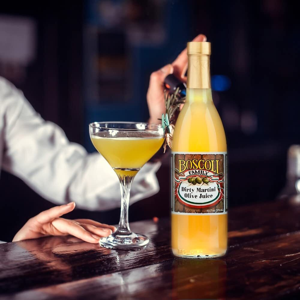 Boscoli Dirty Martini Olive Juice 12.7 Ounces (Pack Of 3)