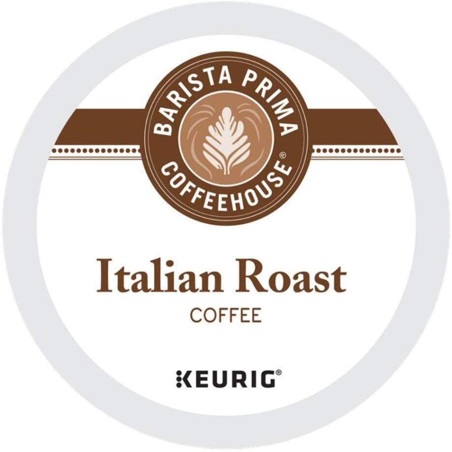 Barista Prima Dark Roast Extra Bold Coffee K-Cup, Italian Roast, 24 Count (Pack Of 4)