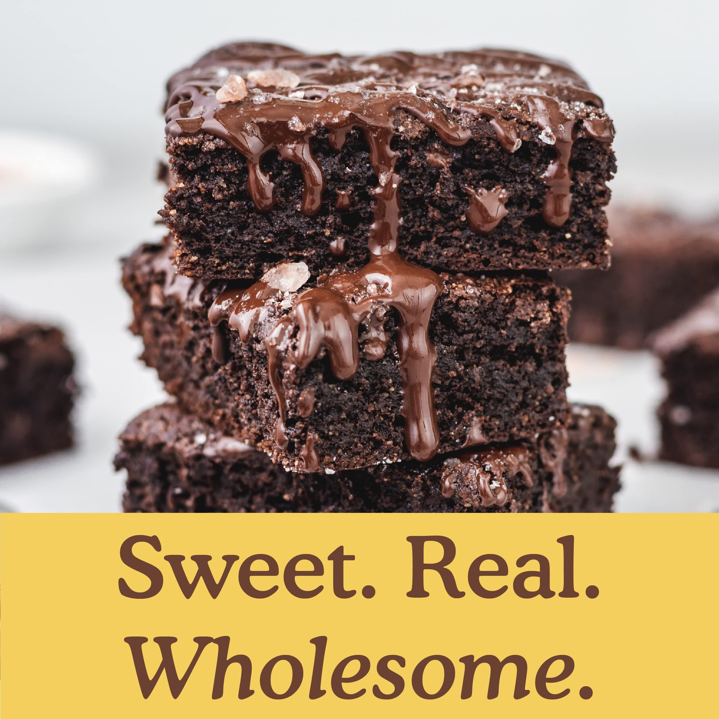 Simple Mills Almond Flour Baking Mix, Chocolate Brownie Mix - Gluten Free, Plant Based, 12.9 Ounce (Pack Of 3)