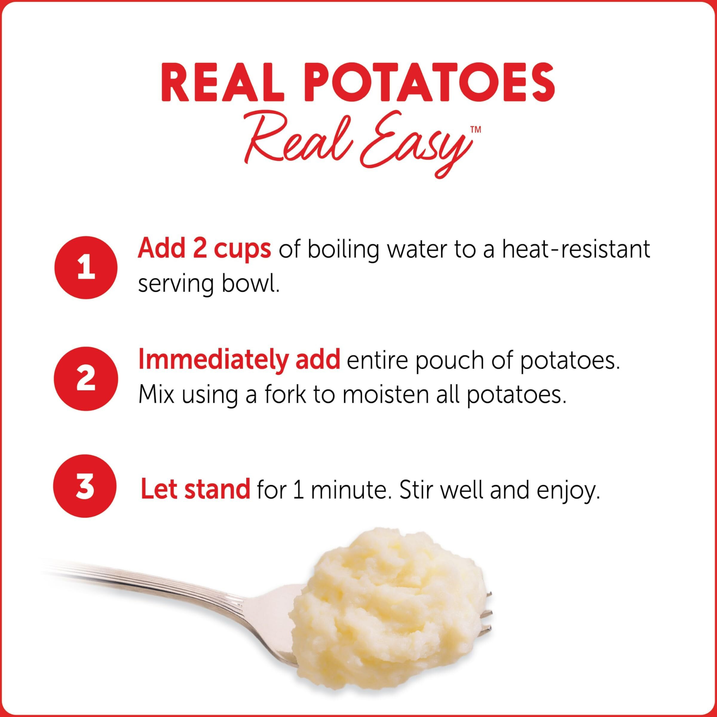 Idahoan Buttery Homestyle Mashed Potatoes, 4 Oz (Pack Of 12)