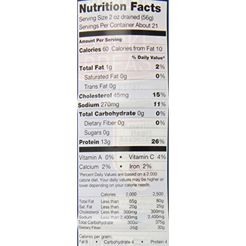 Kirkland Signature Premium Chunk Chicken Breast Packed In Water, 12.5 Ounce, 6 Count