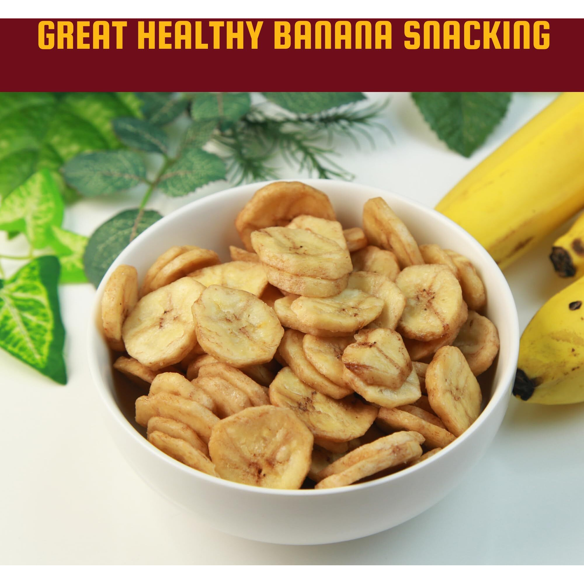 We Got Nuts Sweetened Banana Chips (4 Pounds) Sealed For Freshness - We Got Nuts