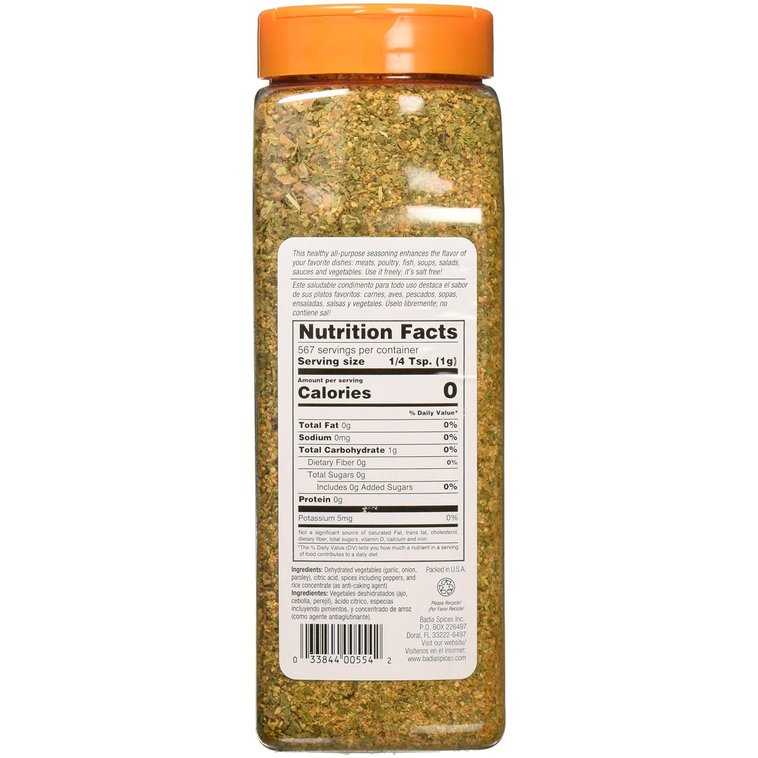 Badia 14 Spices All Purpose Seasoning With No Salt, 20 Ounce