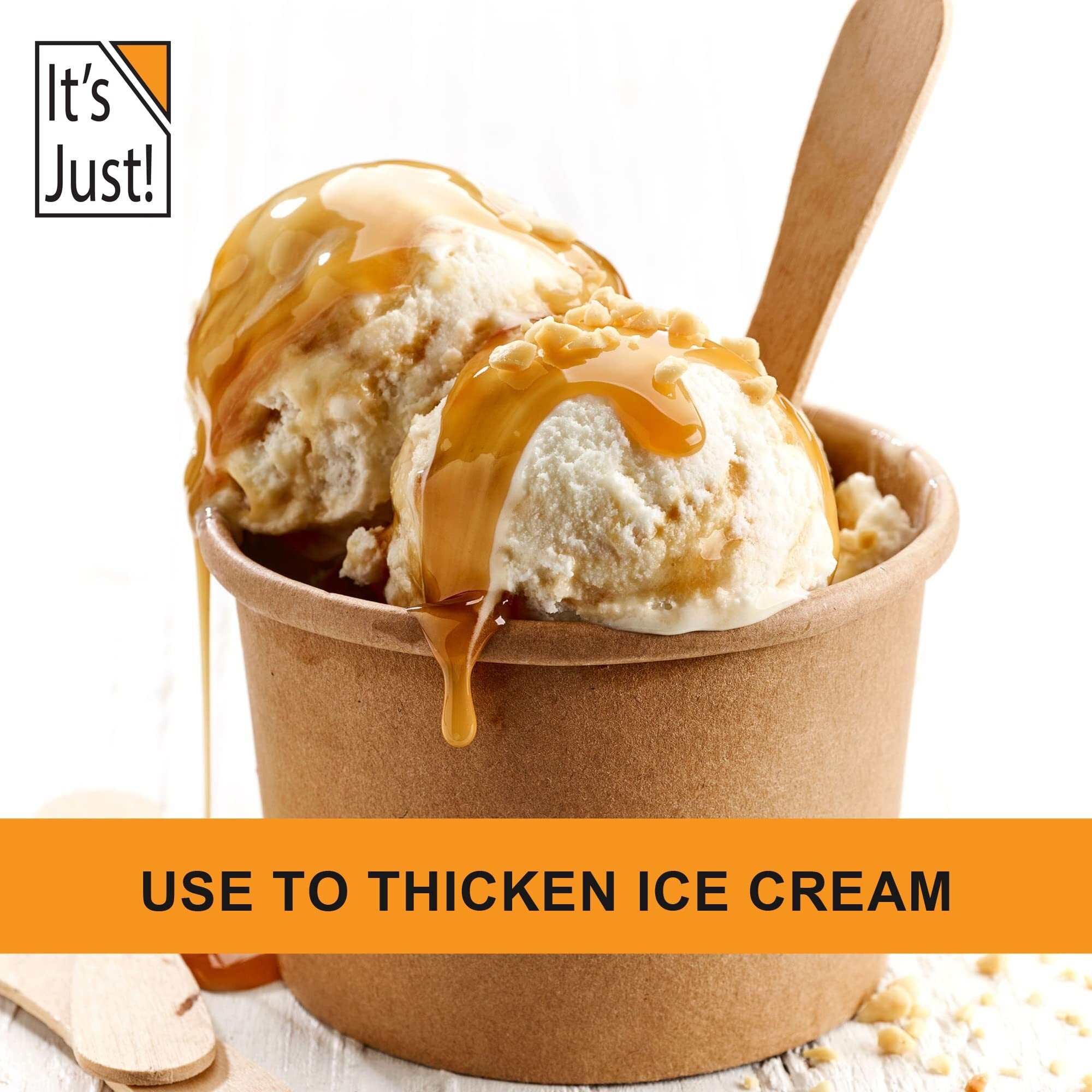 It's Just - Guar Gum, Thickens Cold Items, Keto Baking, Gluten-Free, Substitute Xanthan Gum, 8Oz