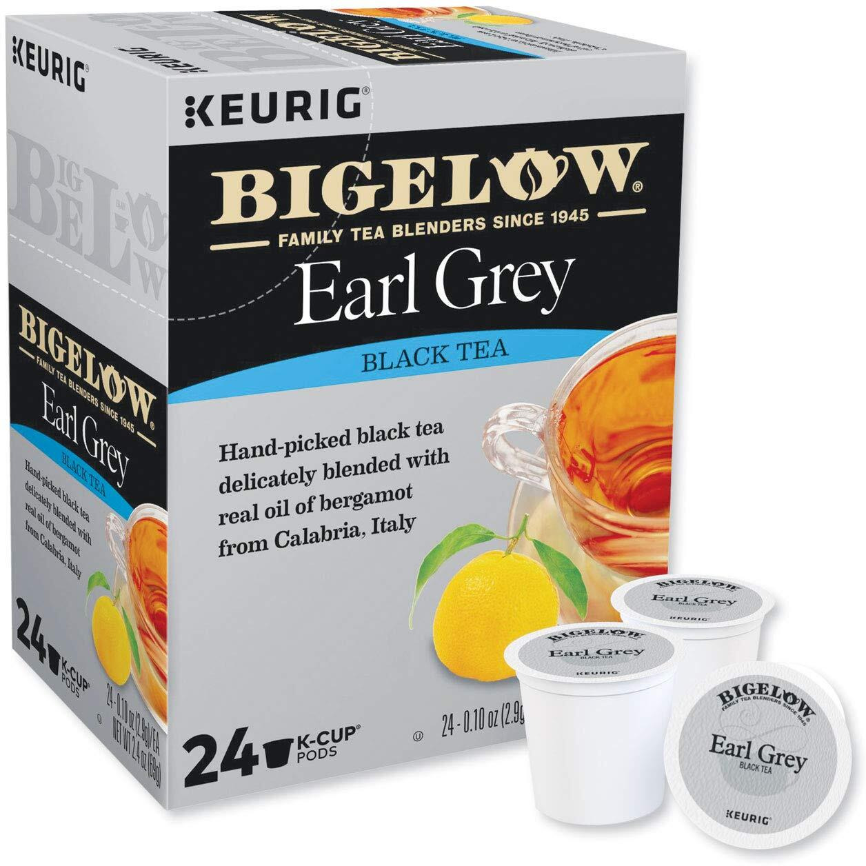 Bigelow Earl Grey Tea, 24-Count K-Cup Portion Pack For Keurig Brewers