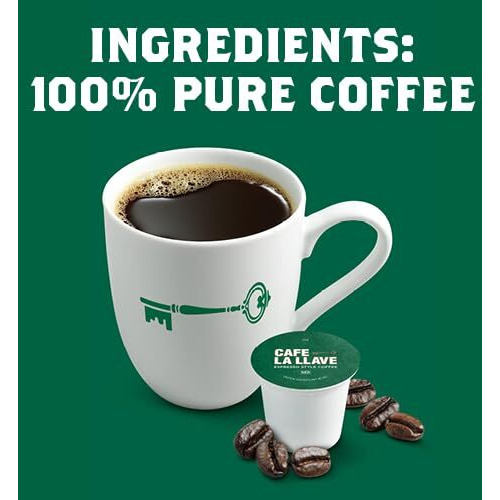 Cafe La Llave Espresso-Style Single Serve Coffee Pods (24 Count)