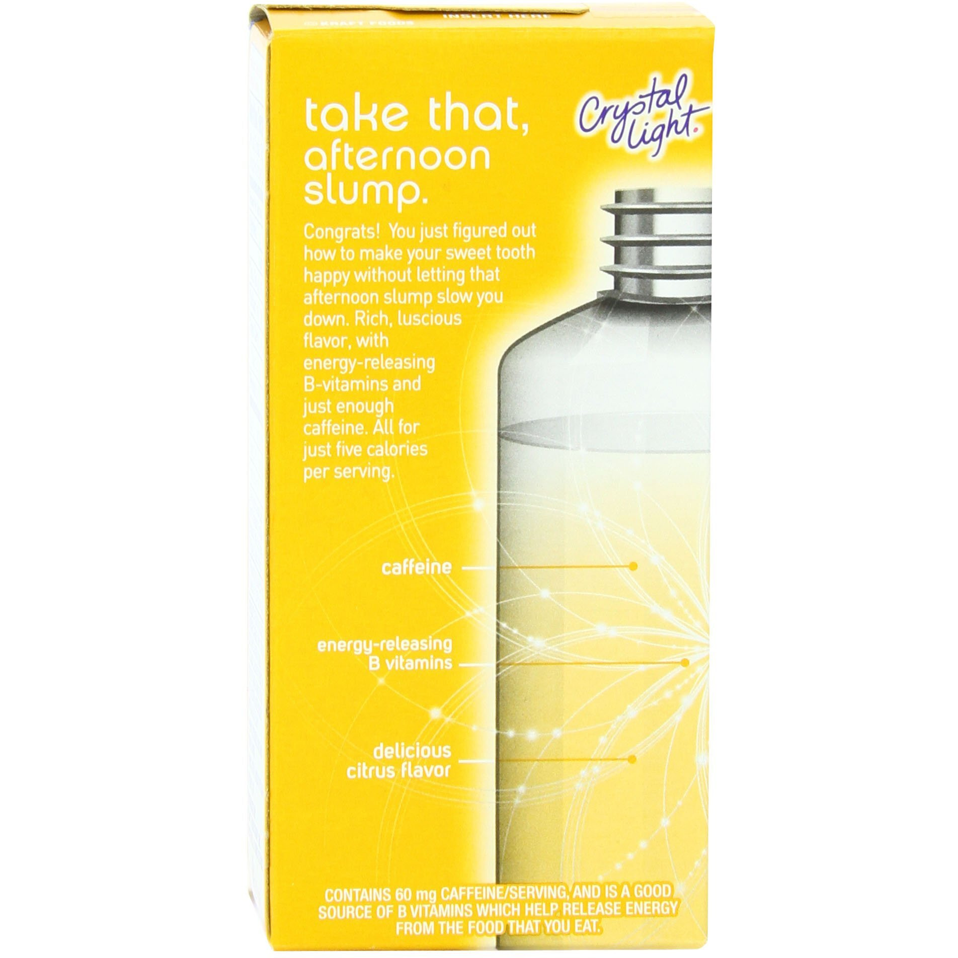 Crystal Light On The Go Energy Citrus, 10 Count (Pack Of 12) - Packaging May Vary