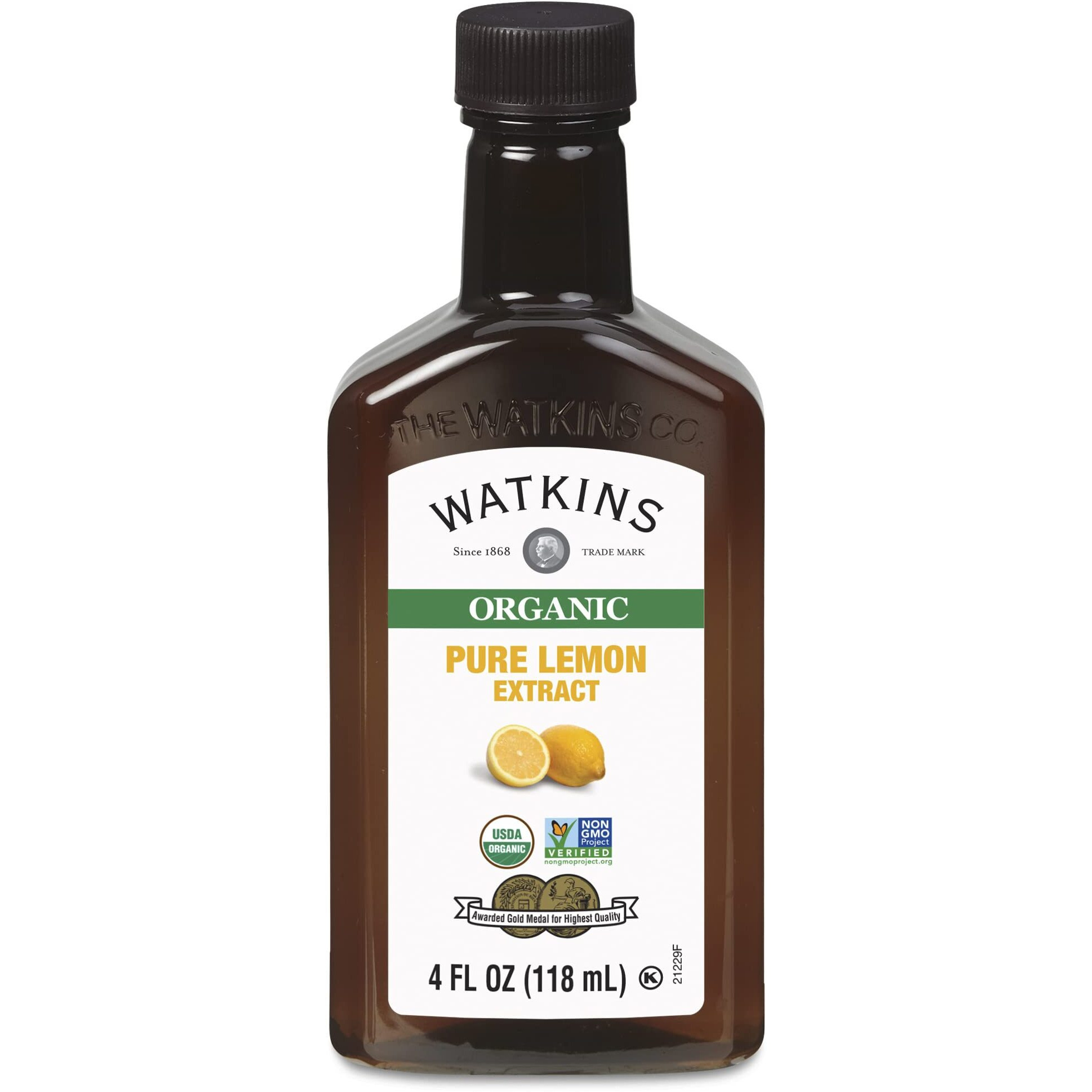 Watkins Organic Pure Lemon Extract, 4 Oz. Bottle, 3-Pack