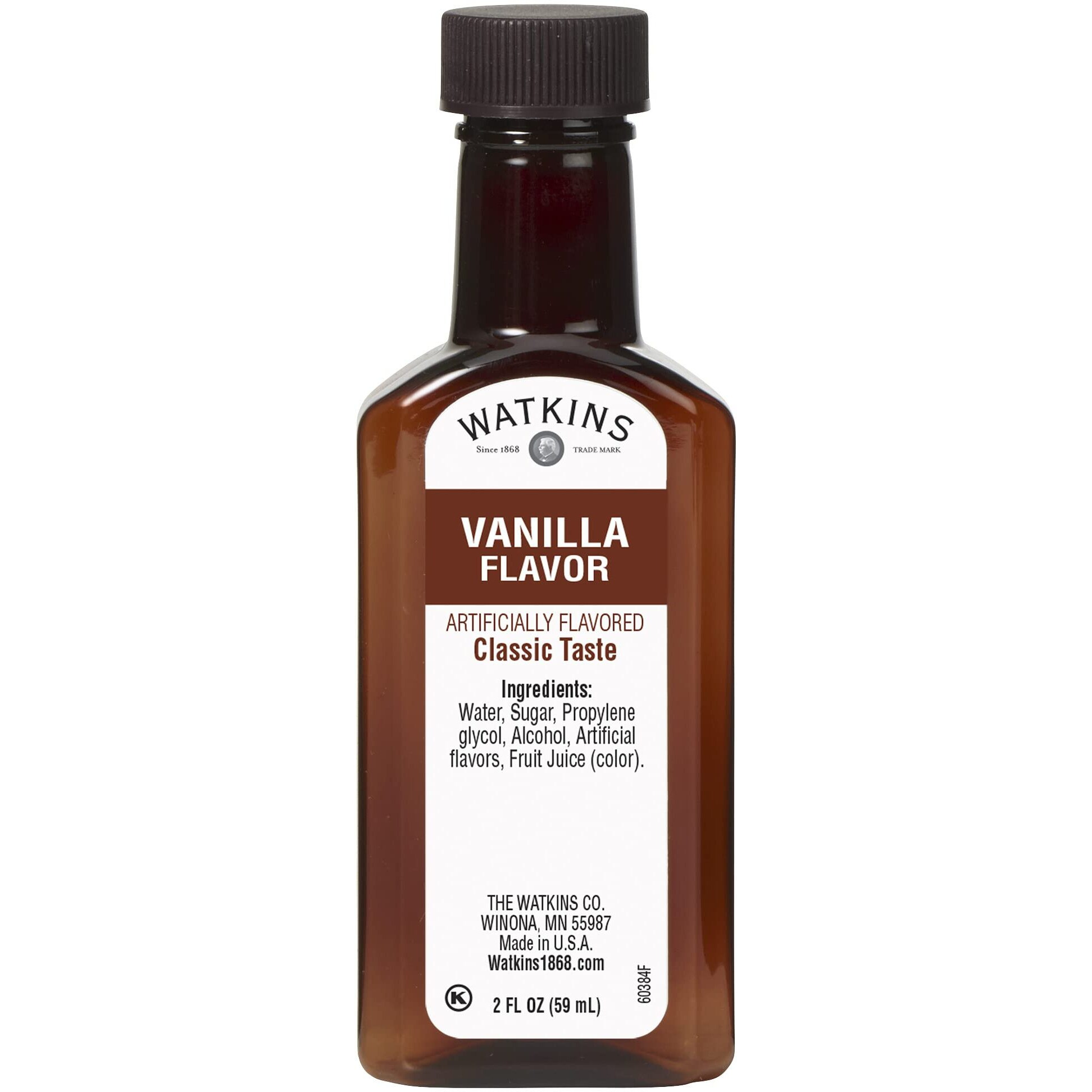 Watkins Vanilla Flavor, 2 Fl Oz (Pack Of 12)