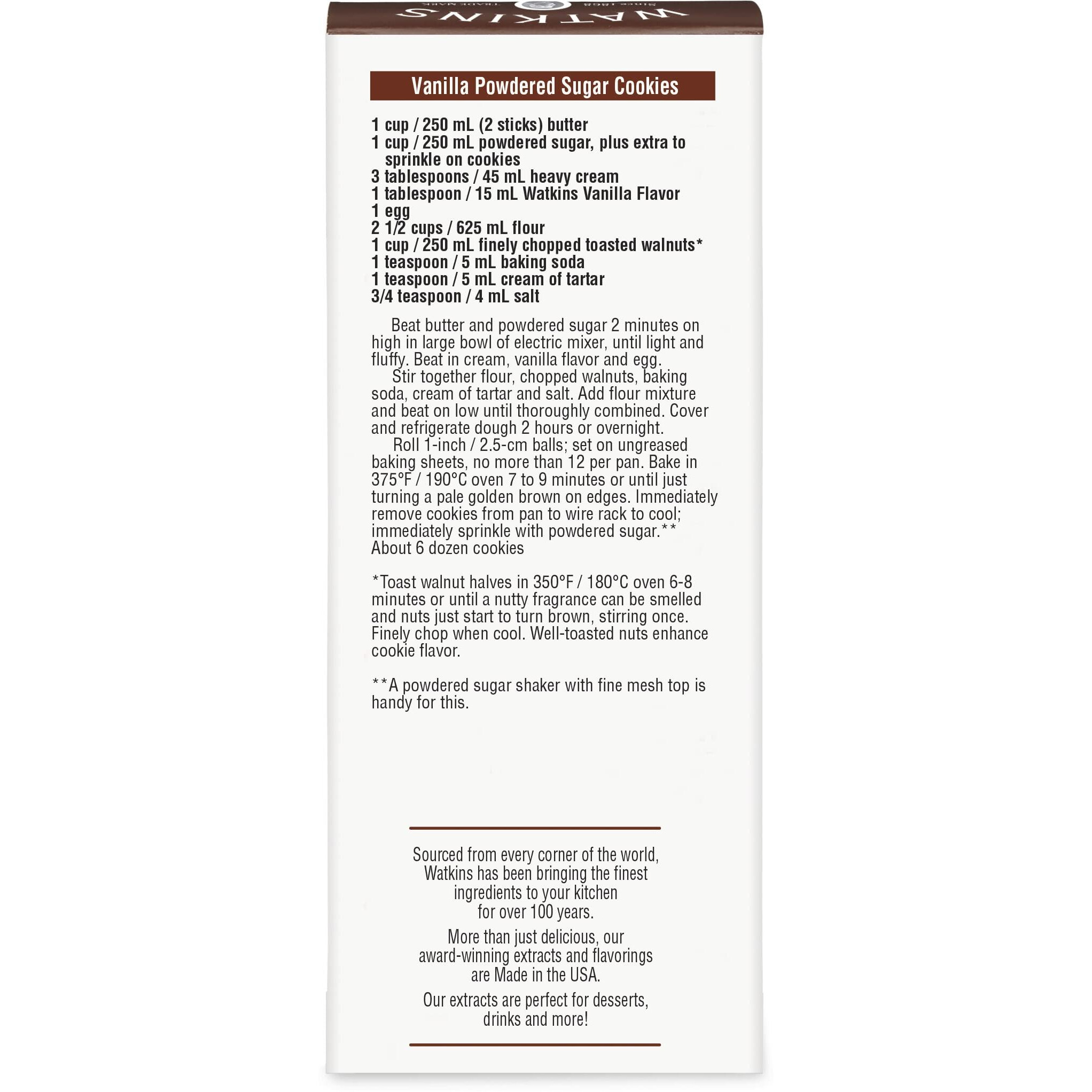 Watkins Vanilla Flavor, 2 Fl Oz (Pack Of 12)