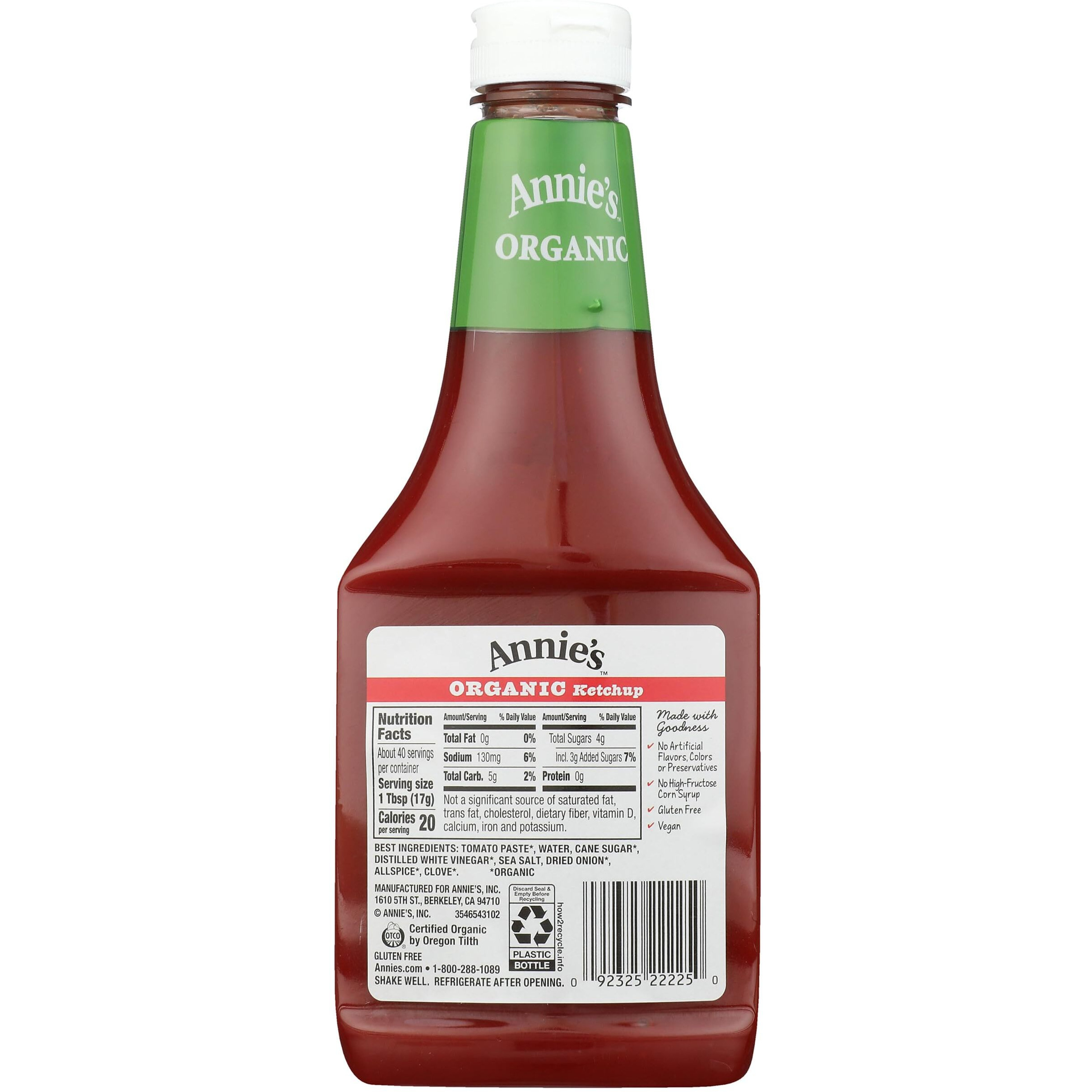 Annie's Naturals Organic Ketchup, 24 Oz