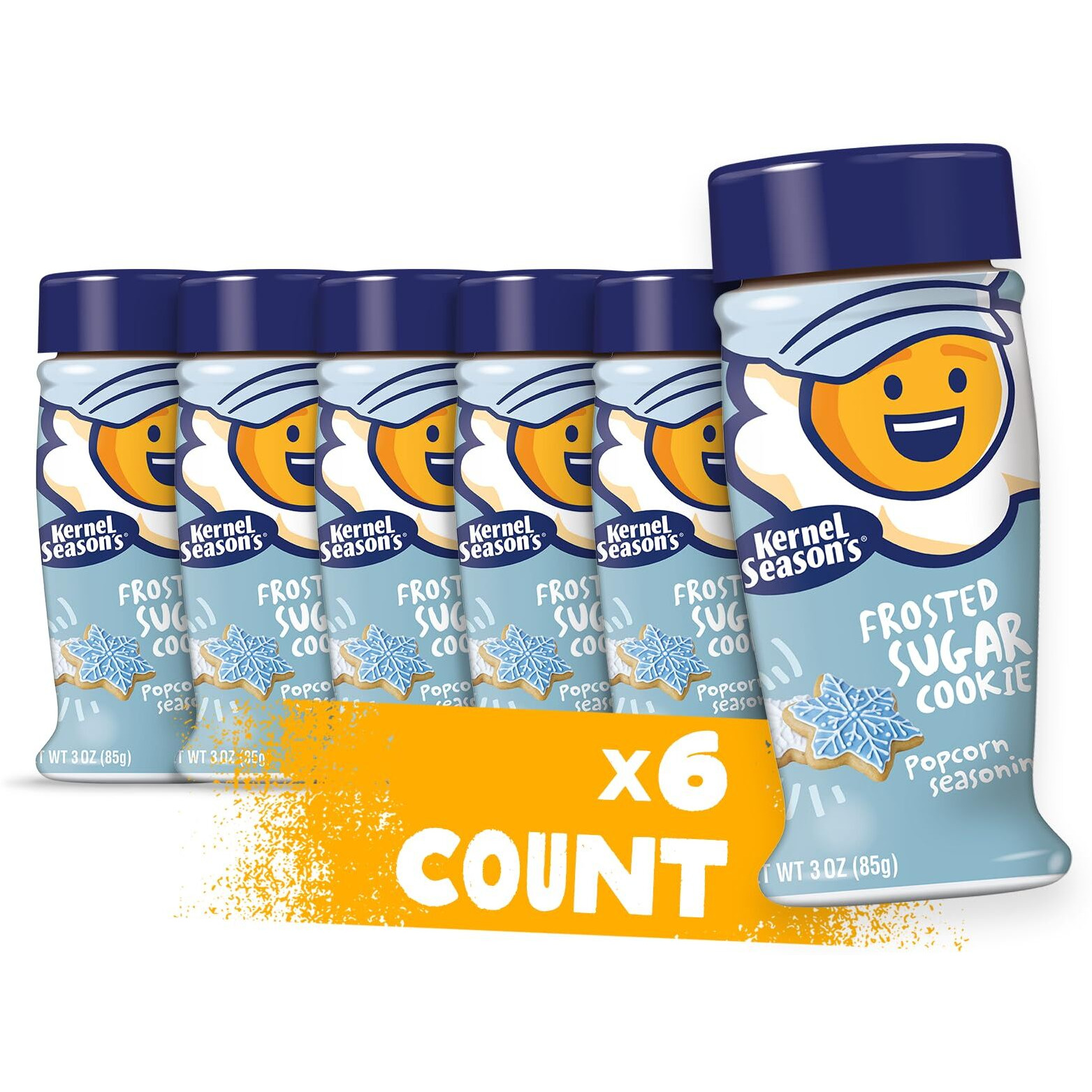 Kernel Season's Popcorn Seasoning, Frosted Sugar Cookie, 3 Ounce (Pack Of 6)