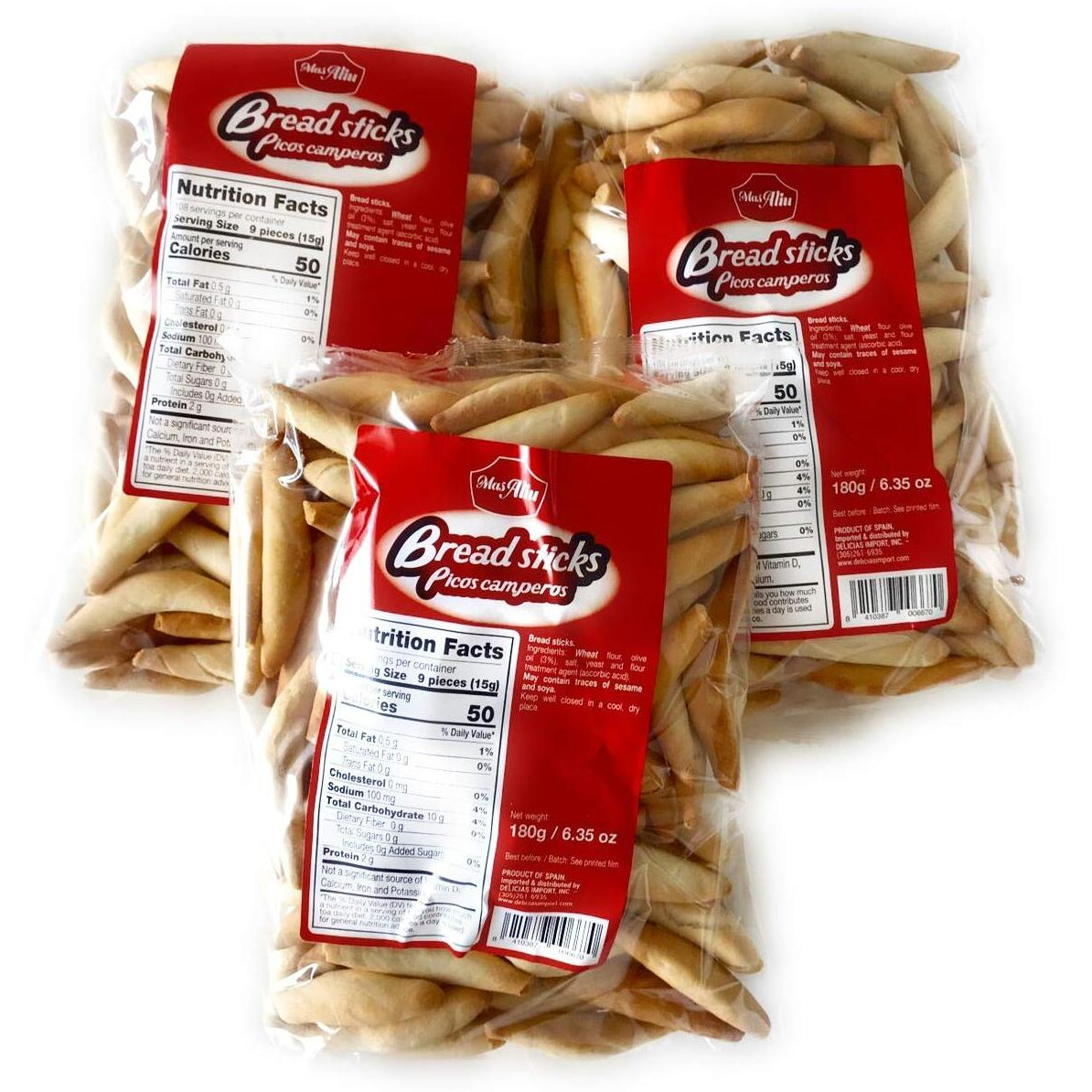 Picos Bread Sticks - Picos Camperos By Mas Aliu