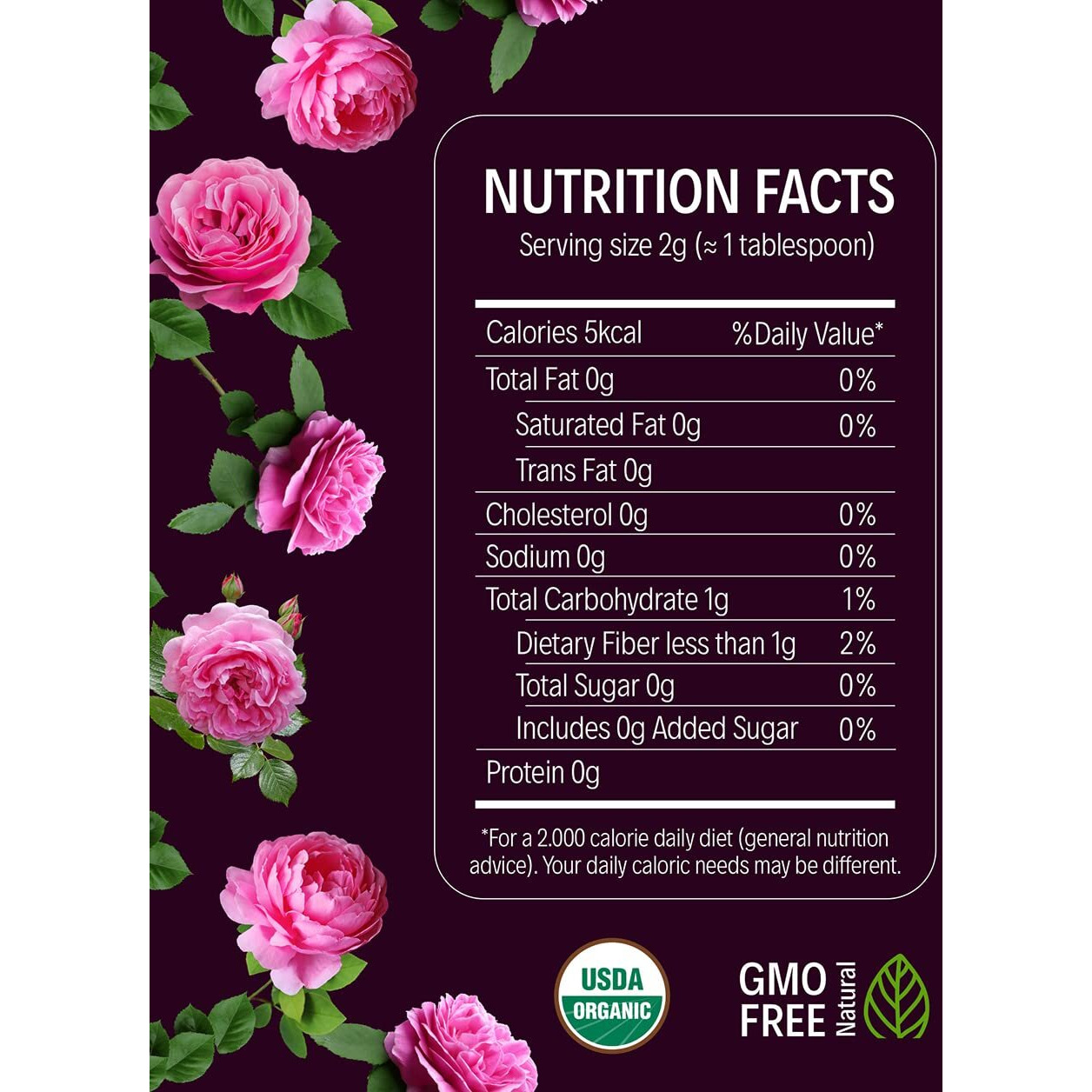 Infini Vita Dried Rose Petals 14G (0.5Oz) - Edible Red Rose Tea - Dried Flowers For Cake Decorating, Drinks, Candle, And Soap Making (0.5Oz)