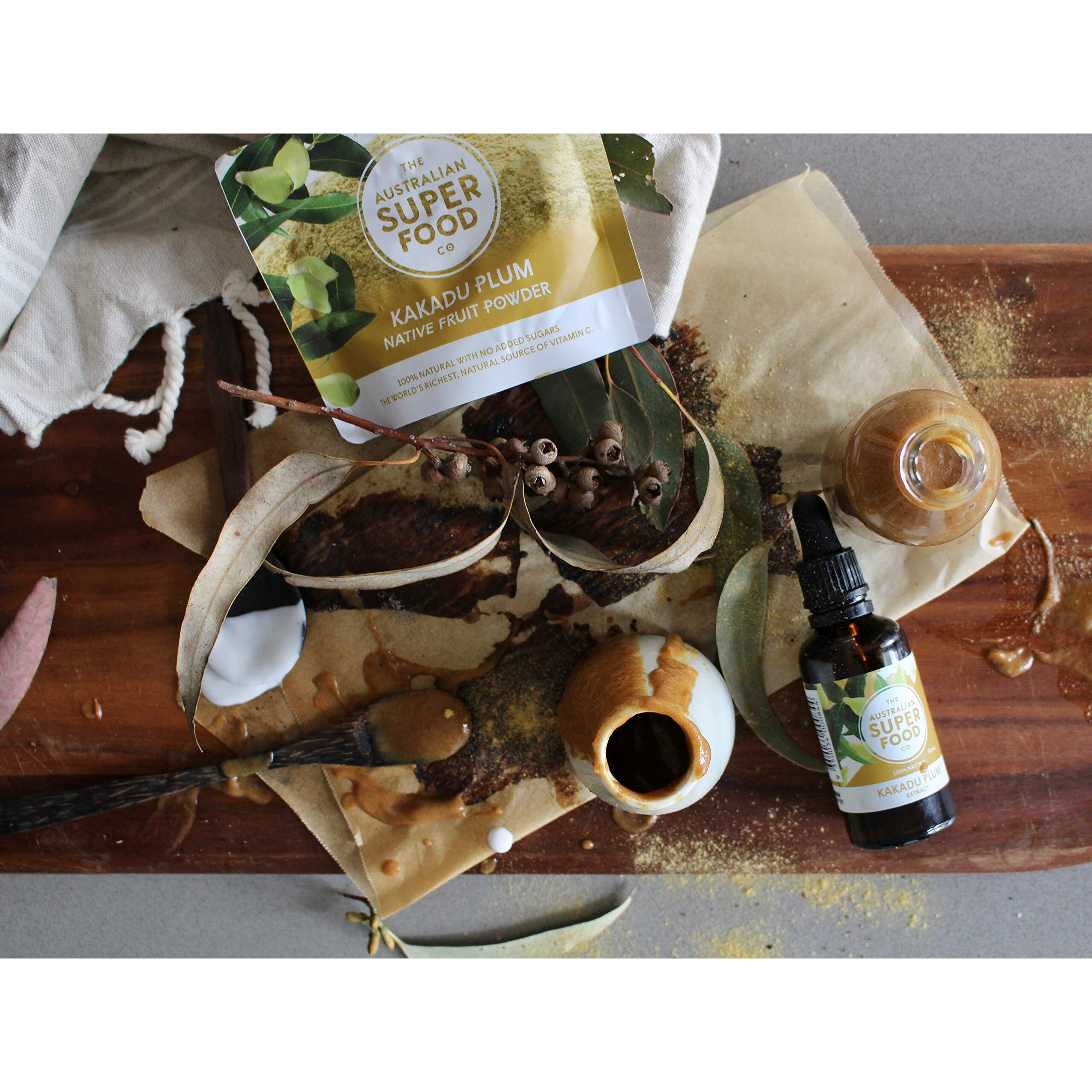 Kakadu Plum Freeze Dried Powder | 100 Percent Natural No Added Sugar | The Worlds Richest Natural Source Of Vitamin C By The Australian Superfood Co | 30 Gram