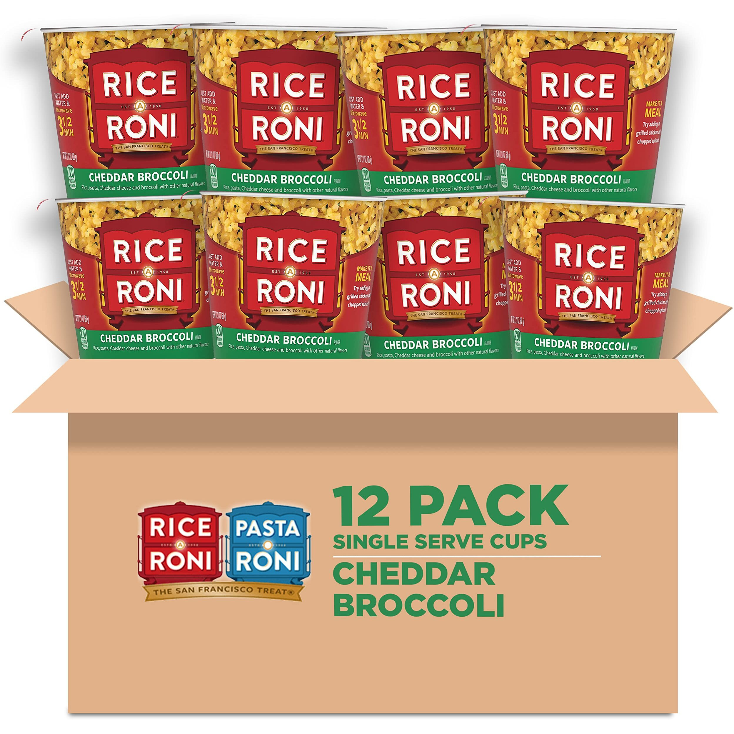 Rice-A-Roni Cups, Individual Cup 2.25 Ounce (Pack Of 12)