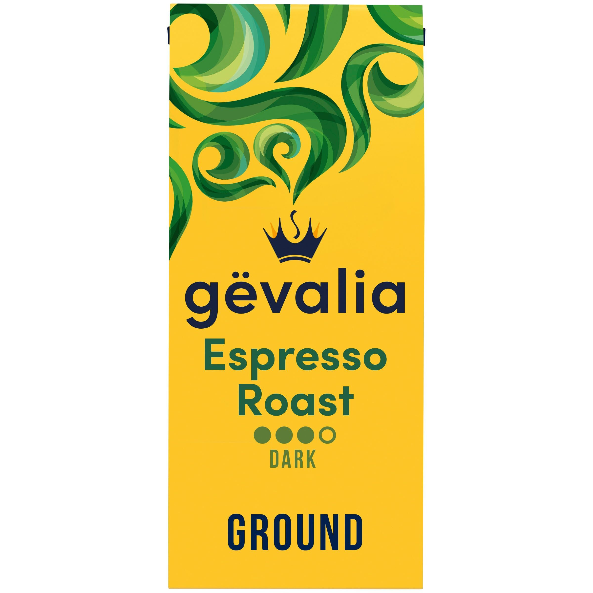 Gevalia Espresso Dark Roast 100% Arabica Ground Coffee (12 Oz Bag)