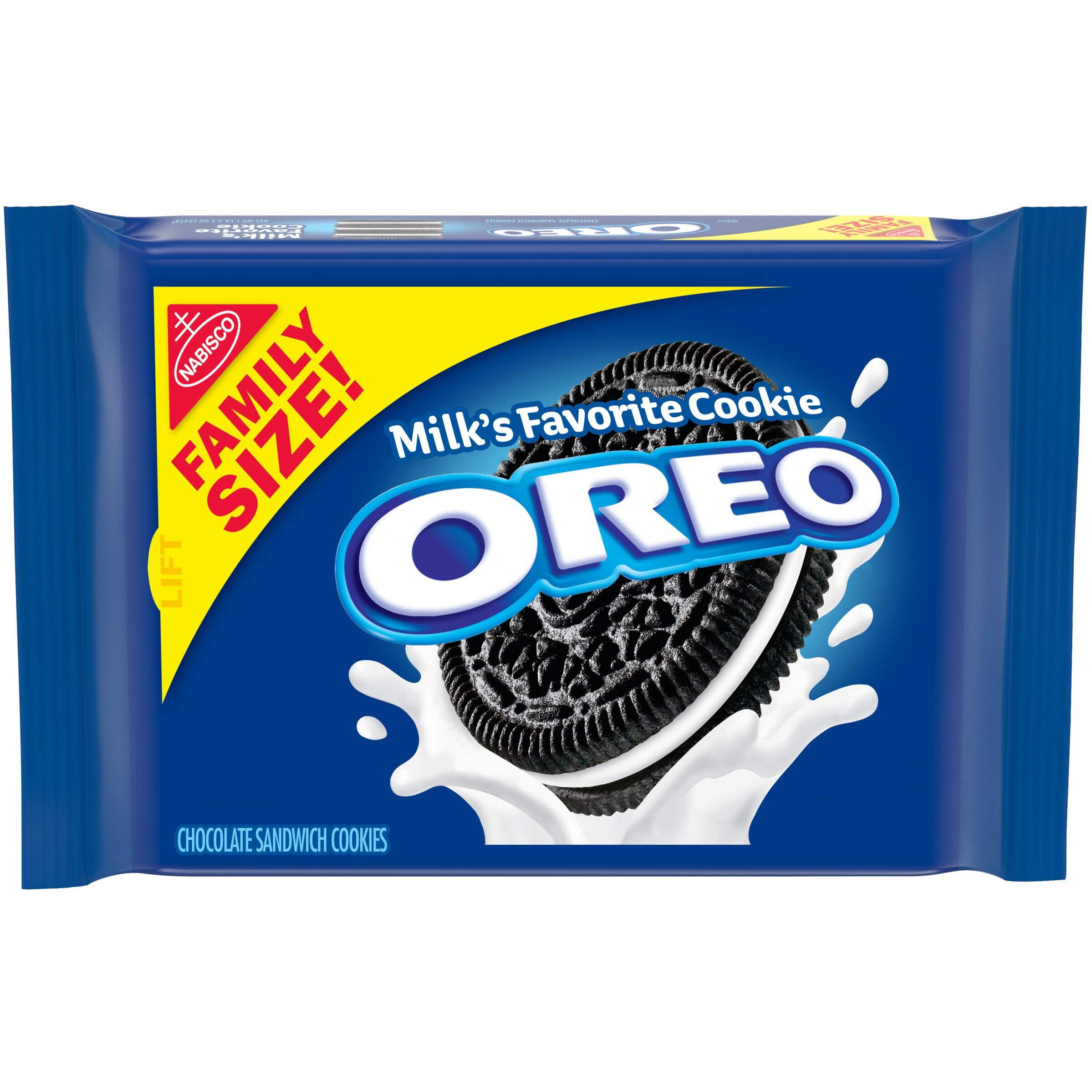 Oreo Chocolate Sandwich Cookies, Family Size, 19.1 Oz