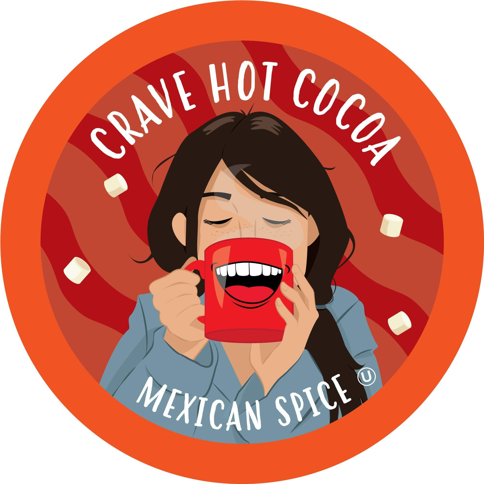 Crave Beverages Hot Chocolate Pods Variety Pack, Compatible With 2.0 K-Cup Brewers, Assorted Variety Pack 40 Count