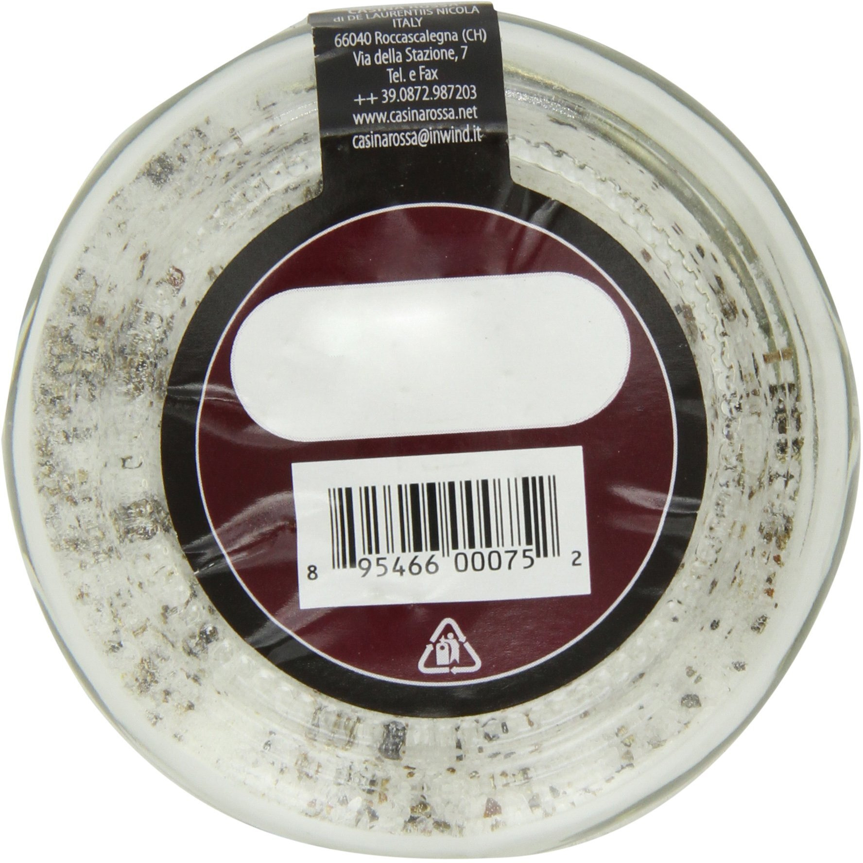 Casina Rossa Truffle Salt 3.5 Oz Jar - Italian Sea Salt With Dried Black Summer Truffle For Seasoning, Finishing & Cooking