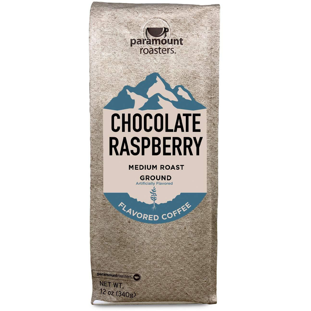 Paramount Roasters Chocolate Raspberry Flavored Ground Coffee, 12 Oz Medium Roast, Paramount Coffee Company