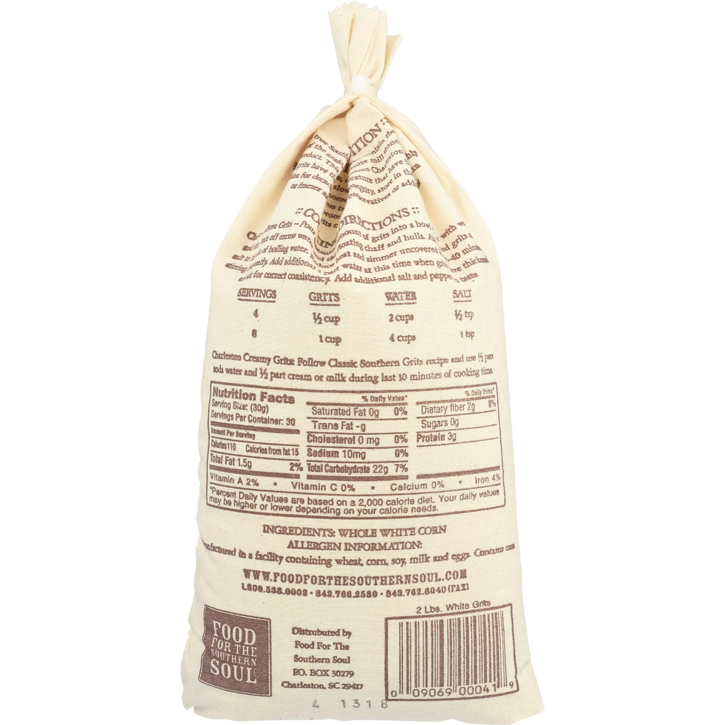 Charleston Favorites Stone Ground Grits - White 2 Lbs