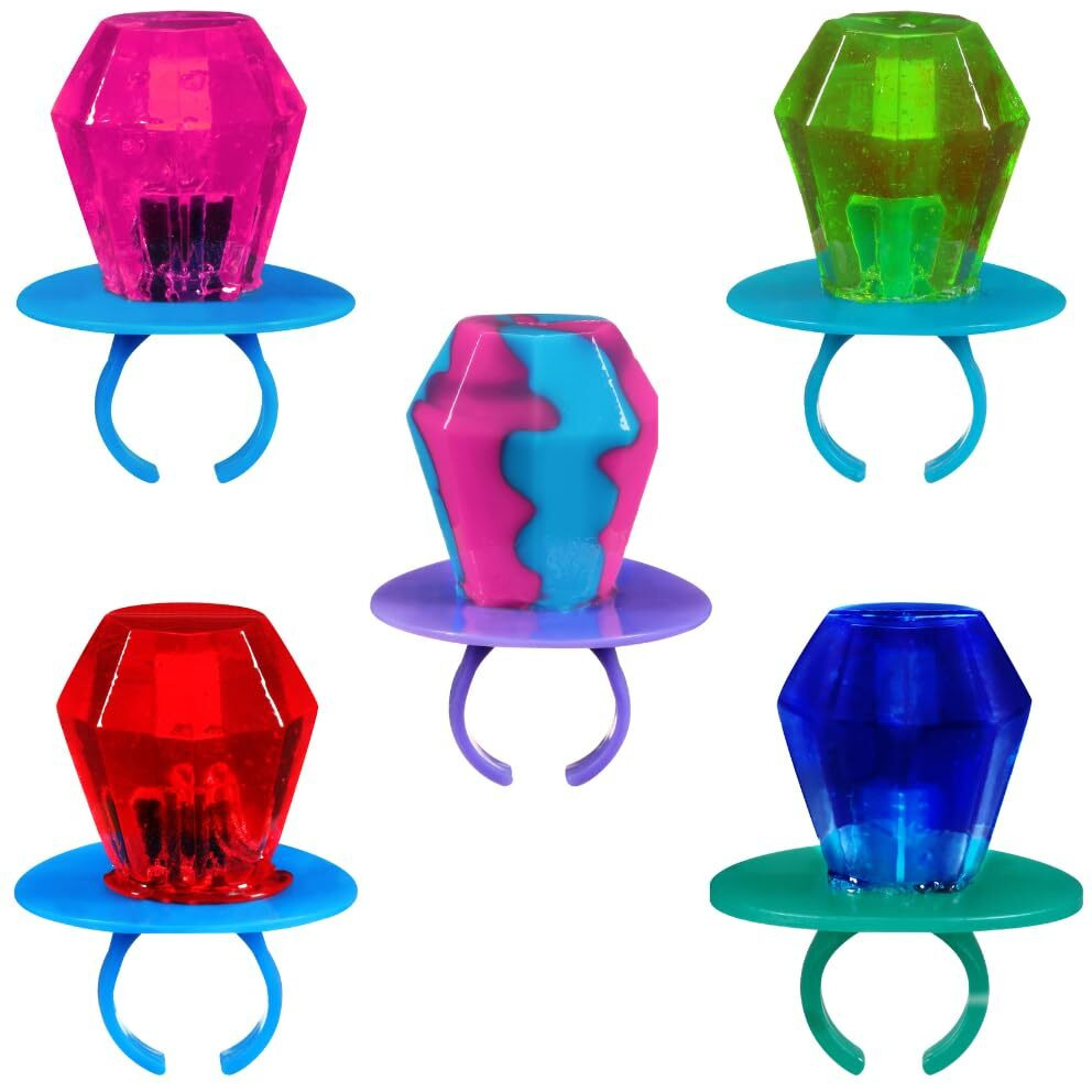 Ring Pop Individually Wrapped Bulk Lollipop Variety Party Pack - 24 Count Lollipop Suckers W/ Assorted Flavors - Fun Candy For Halloween Parties And Trick Or Treating