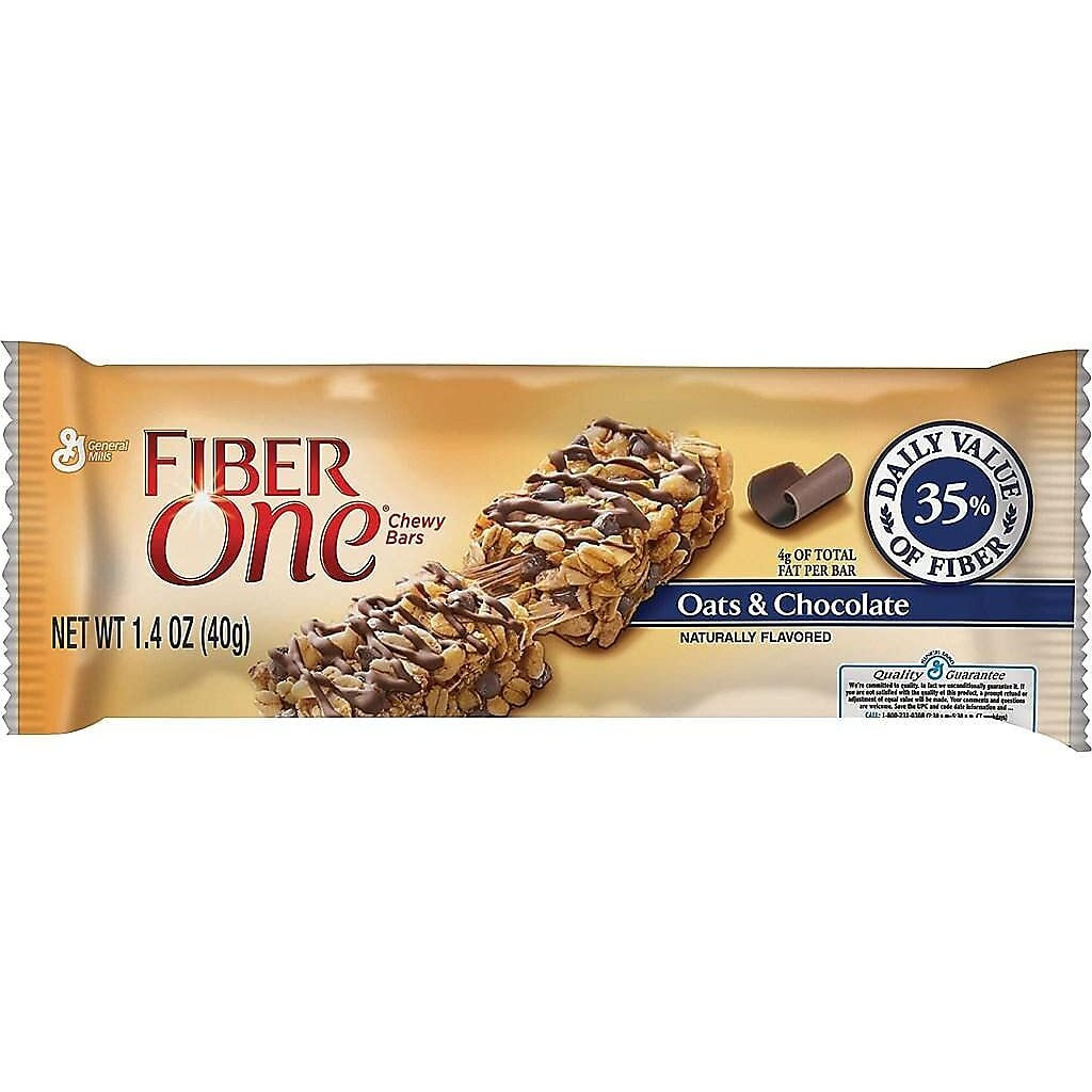 Fiber One Chewy Bars, Oats & Chocolate, 1.4 Oz.