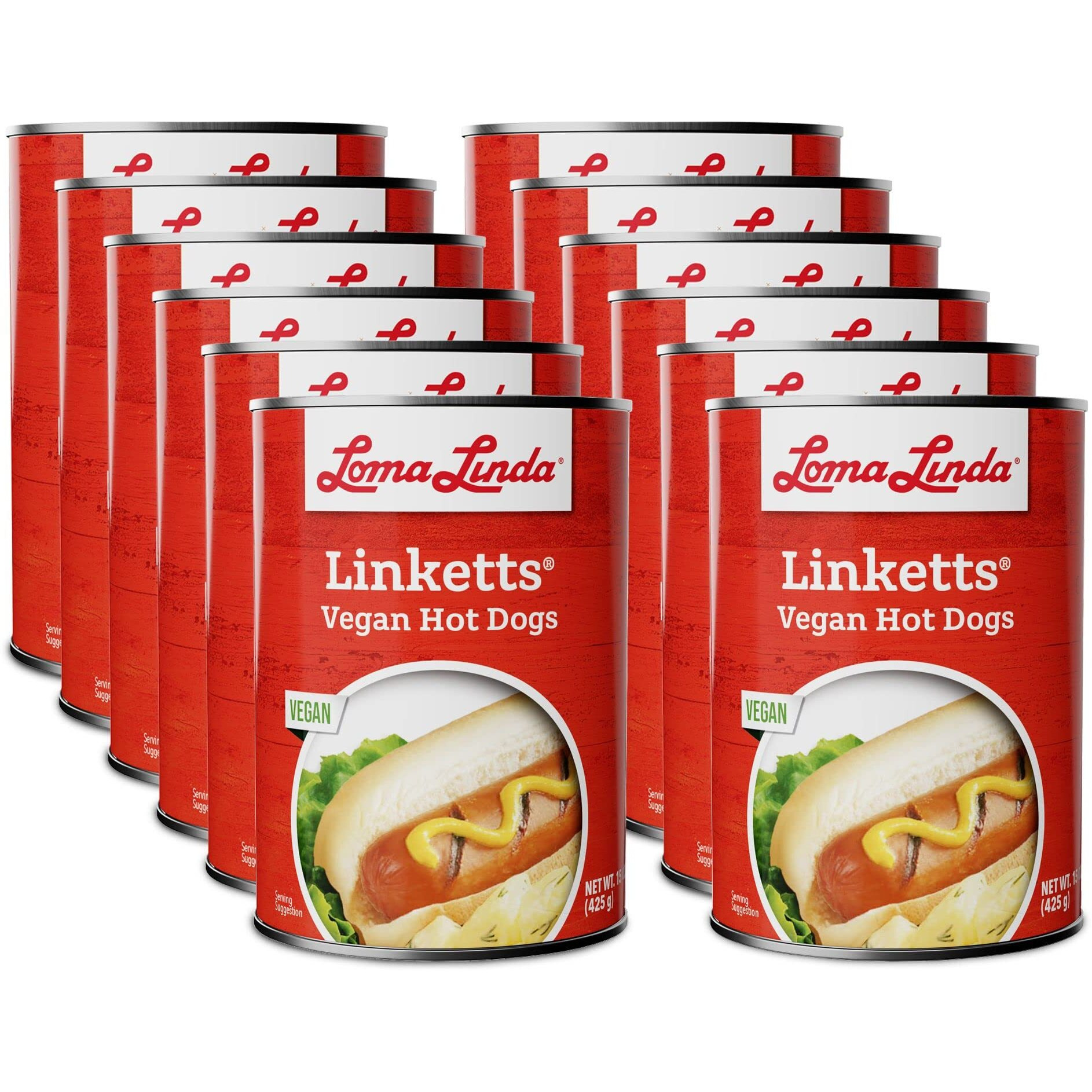 Loma Linda - Plant-Based Meats (Linketts (15 Oz.), 12 Pack)