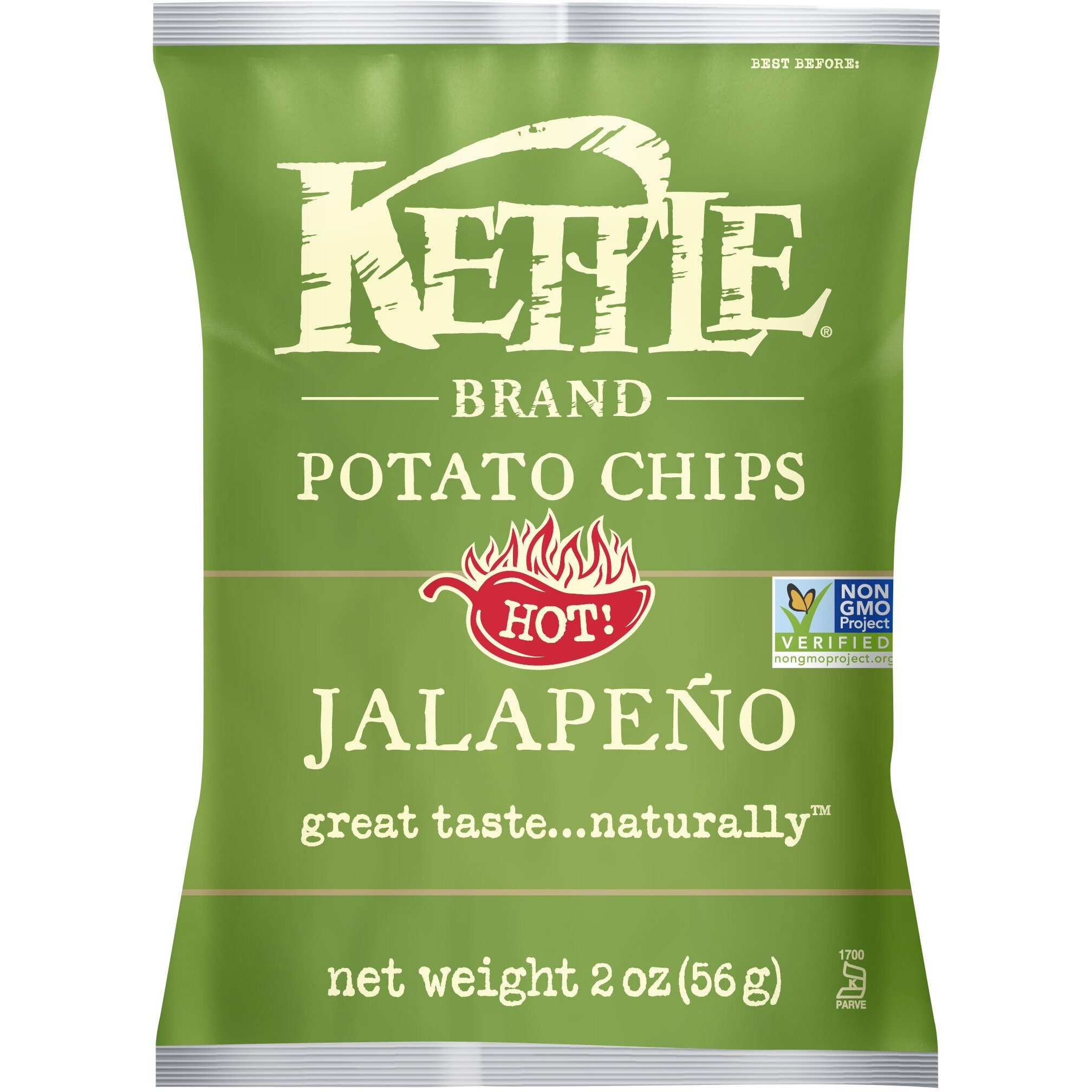 Kettle Brand Jalapeno Chips, 2-Ounces (Pack Of24)